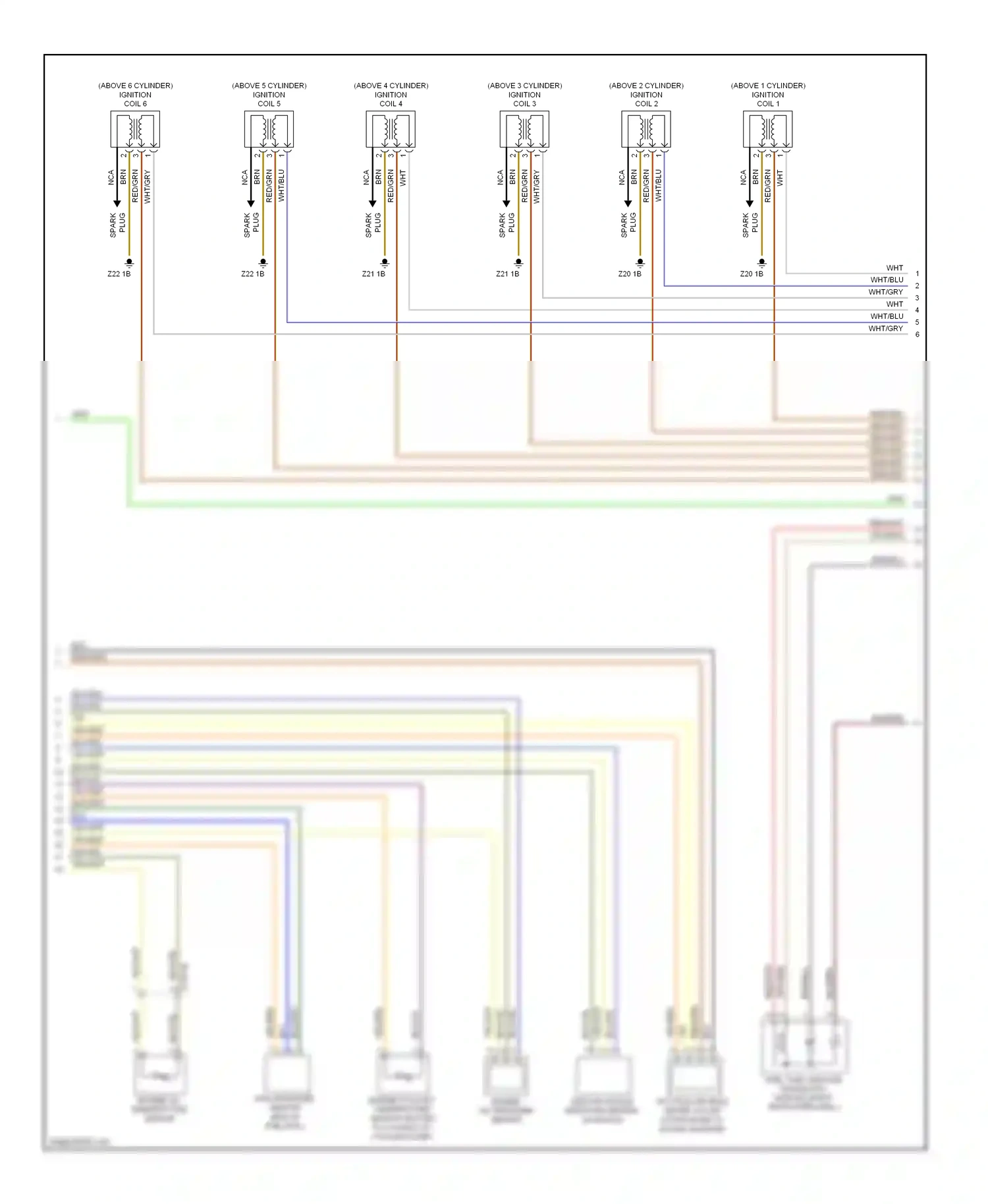Wiring diagram engine oil temperature sensor for BMW 7 series F01/F02 facelift (2012-2015) (1 of 2)