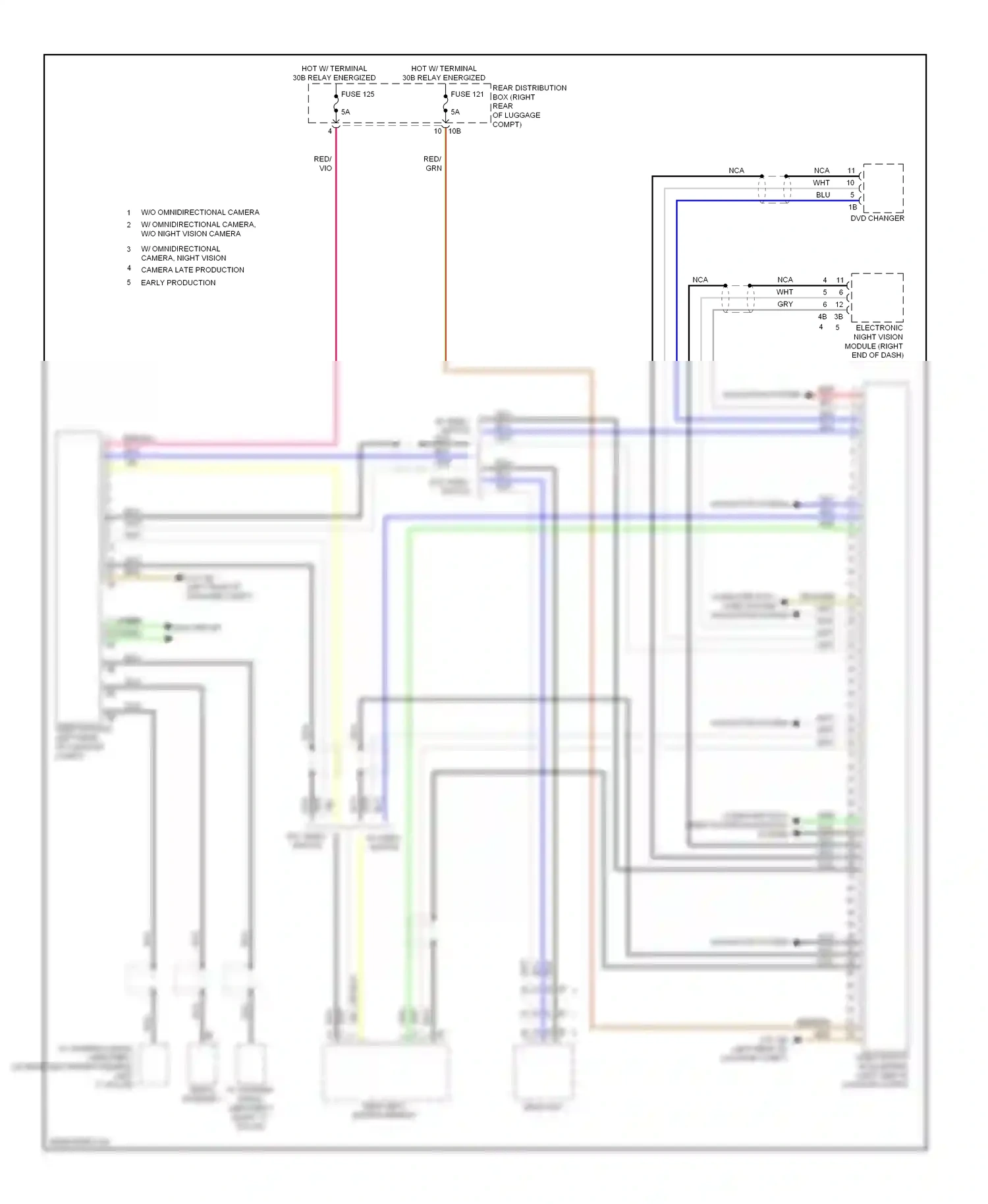 Wiring diagram head unit for BMW 7 series F01/F02 facelift (2012-2015) (15 of 15)