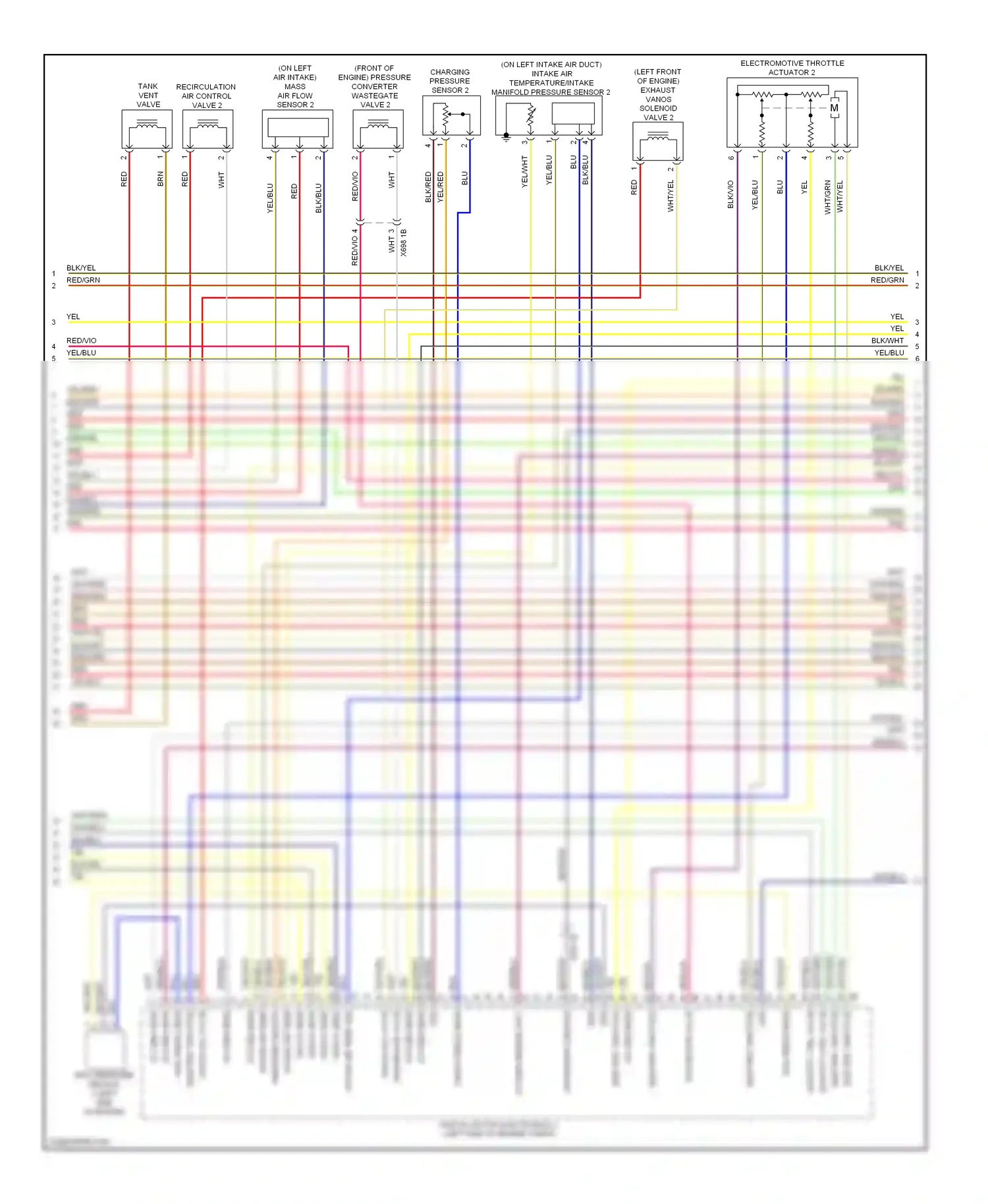 Wiring diagram quantity ctrl valve for BMW 7 series F01/F02 facelift (2012-2015) (1 of 1)