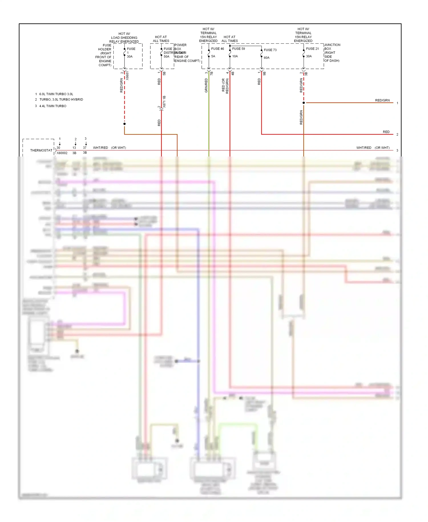 Wiring diagram rad shutter for BMW 7 series F01/F02 facelift (2012-2015) (1 of 1)