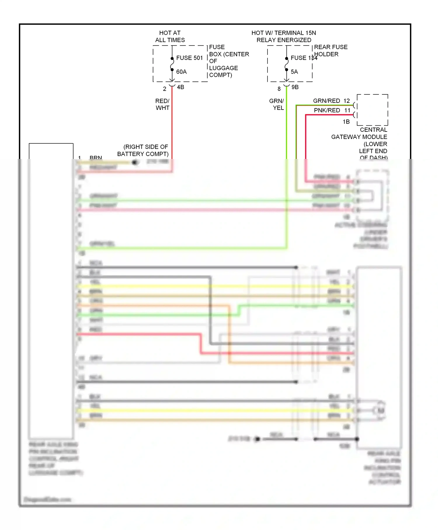 Wiring diagram red for BMW 7 series F01/F02 facelift (2012-2015) (74 of 97)