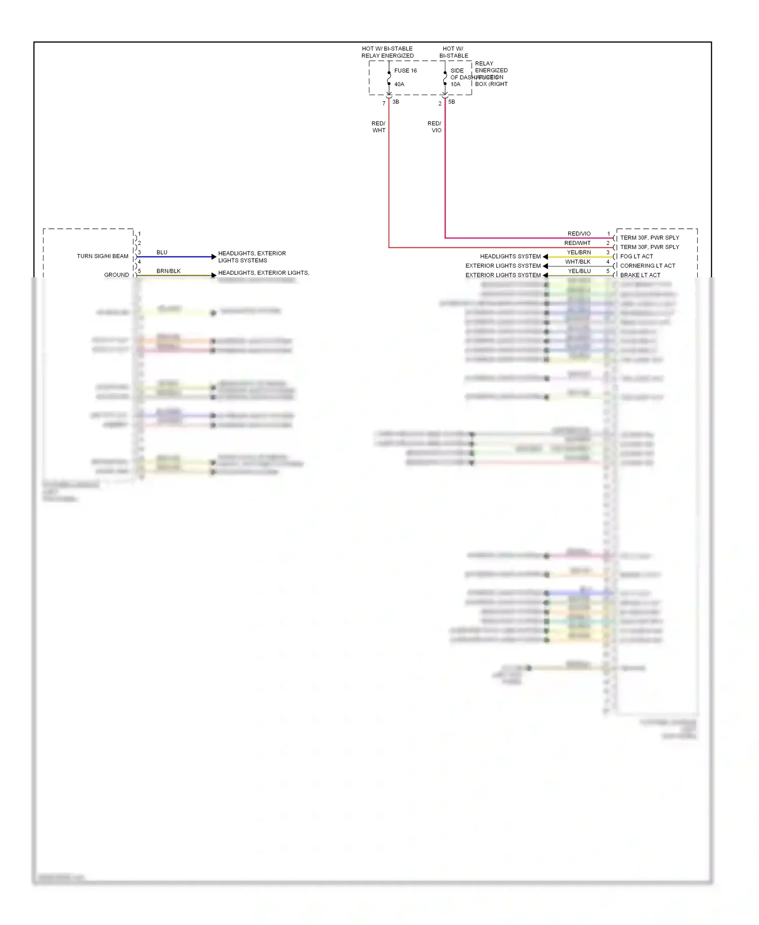 Wiring diagram red/blu for BMW 7 series F01/F02 facelift (2012-2015) (8 of 54)