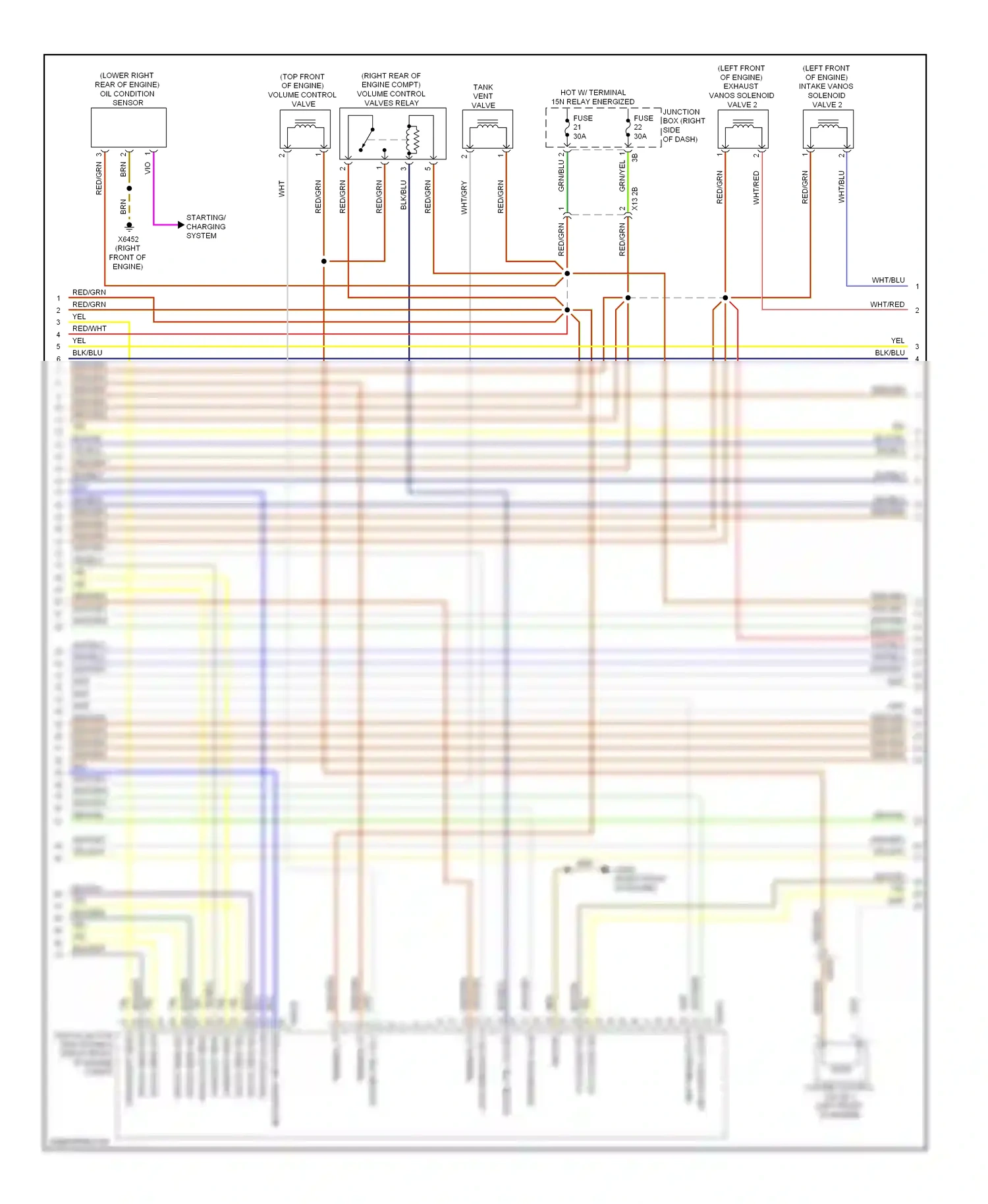 Wiring diagram volume ctrl valv for BMW 7 series F01/F02 facelift (2012-2015) (1 of 1)