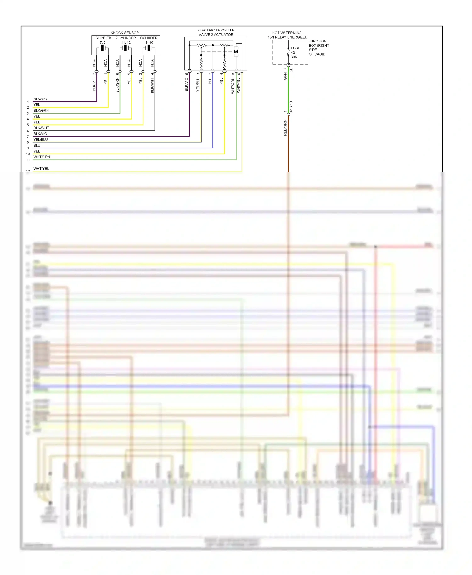 Wiring diagram volume ctrl valve 2 for BMW 7 series F01/F02 facelift (2012-2015) (1 of 1)