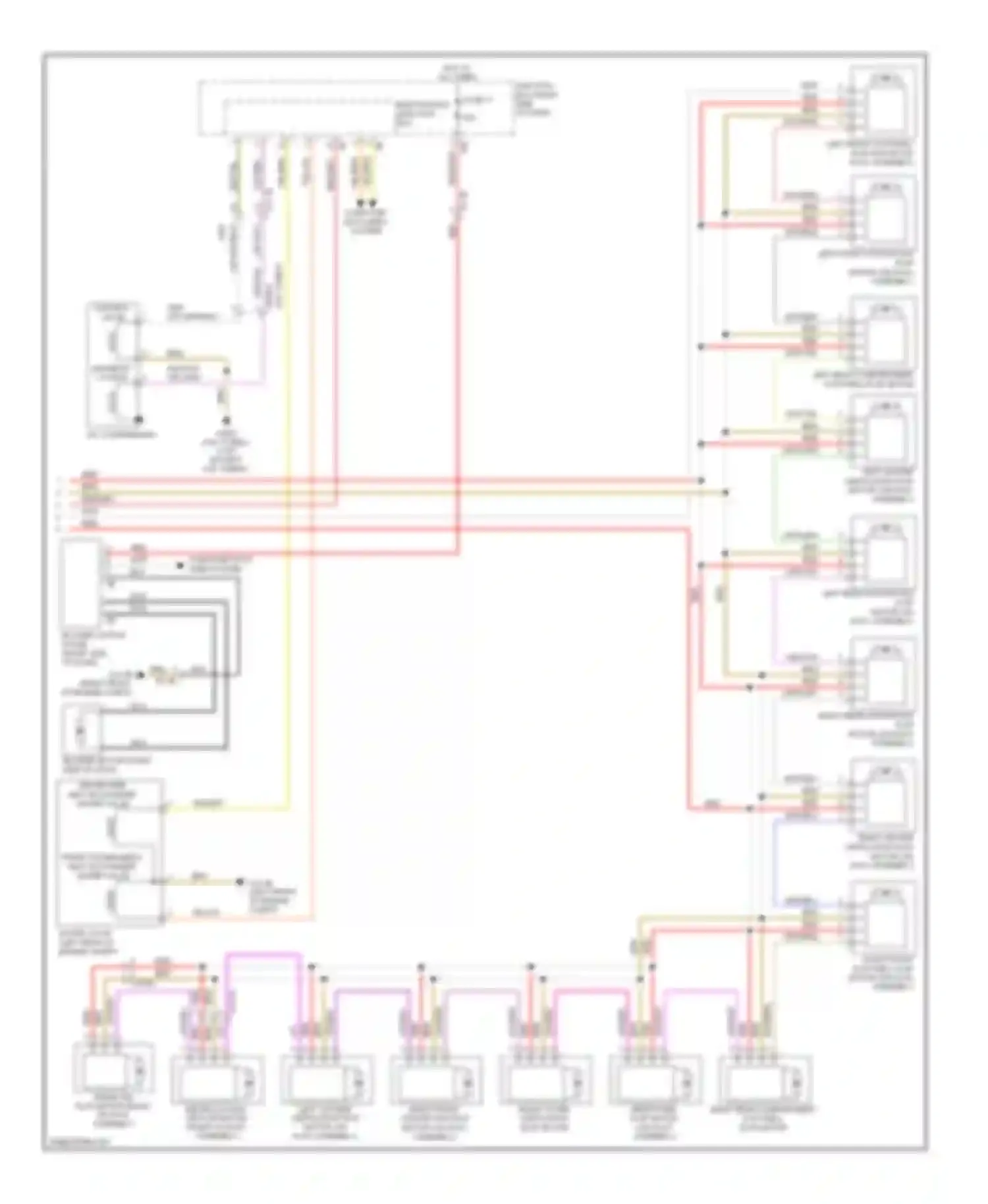 7 series BMW F01/F02 (2008-2012): Automatic a/c circuit, with rear automatic climate control (4 of 4)