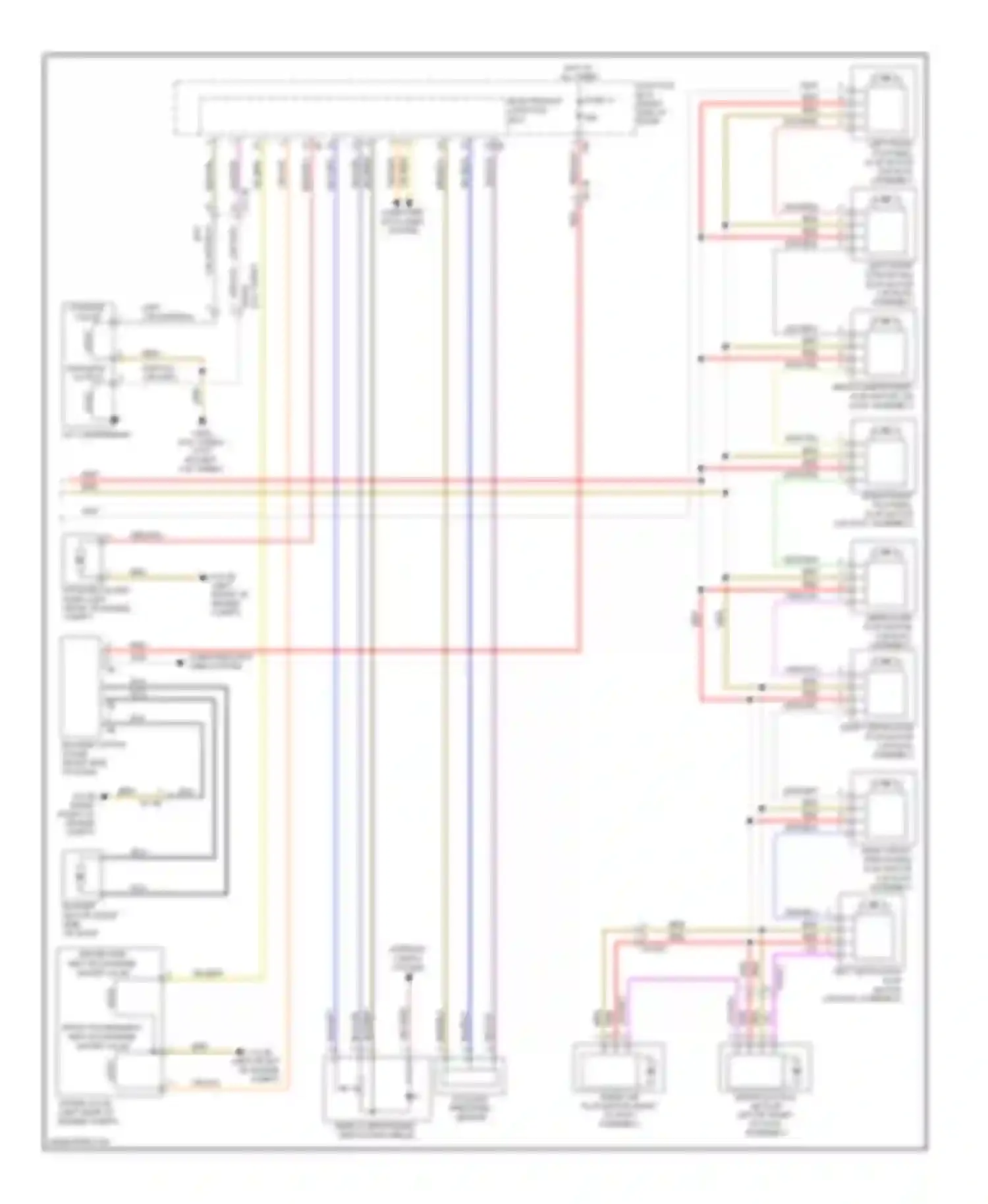 7 series BMW F01/F02 (2008-2012): Automatic a/c circuit, without rear automatic climate control (3 of 3)