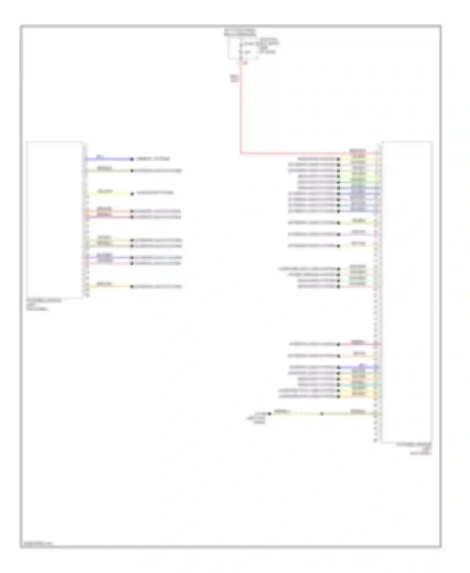 7 series BMW F01/F02 (2008-2012): Body control modules circuit (1 of 2)