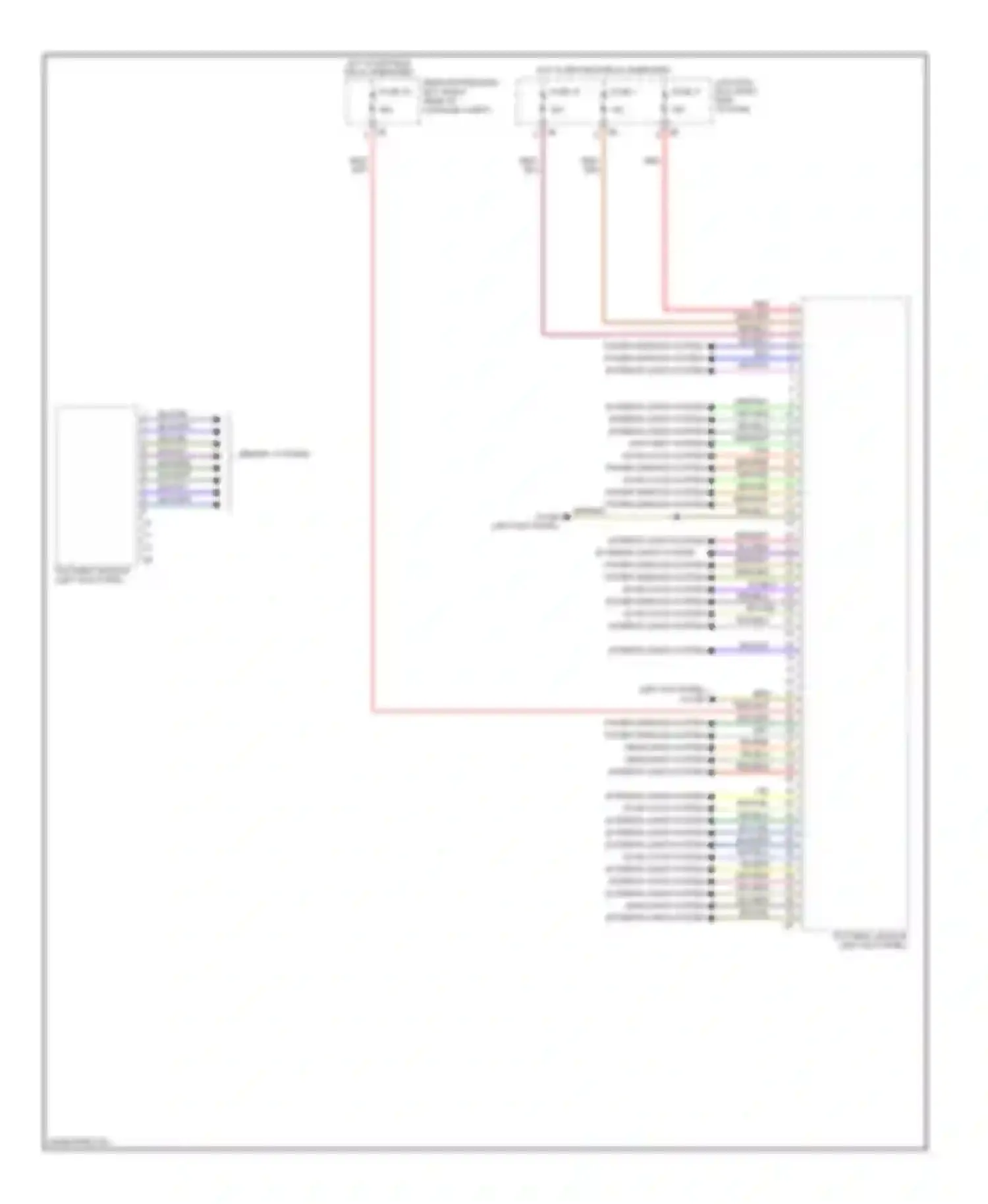 7 series BMW F01/F02 (2008-2012): Body control modules circuit (2 of 2)