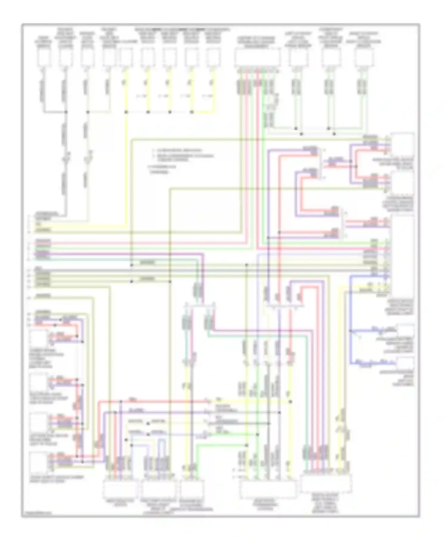 7 series BMW F01/F02 (2008-2012): Computer data lines circuit (3 of 3)