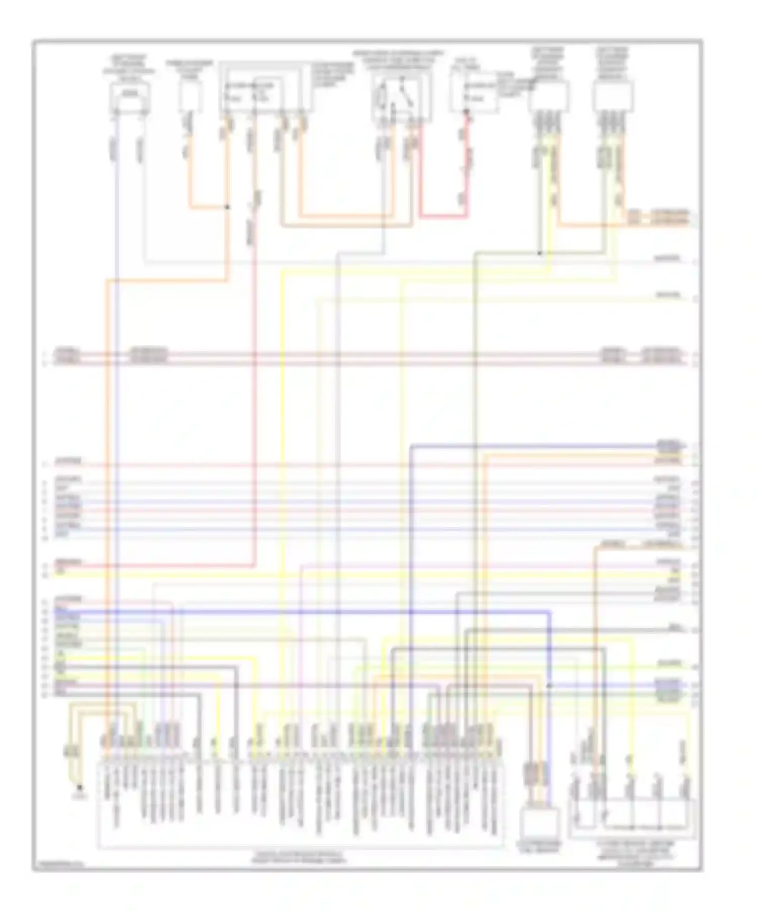 7 series BMW F01/F02 (2008-2012): Wiring diagram engine performance 4.4l twin turbo (3 of 6)