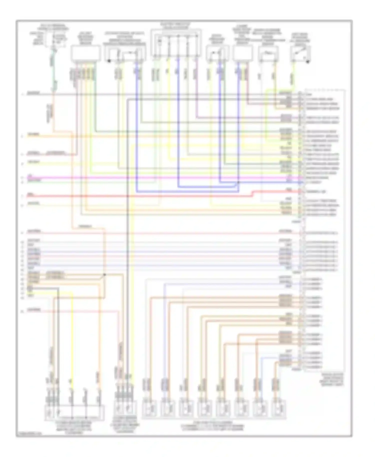 7 series BMW F01/F02 (2008-2012): Wiring diagram engine performance 4.4l twin turbo (6 of 6)