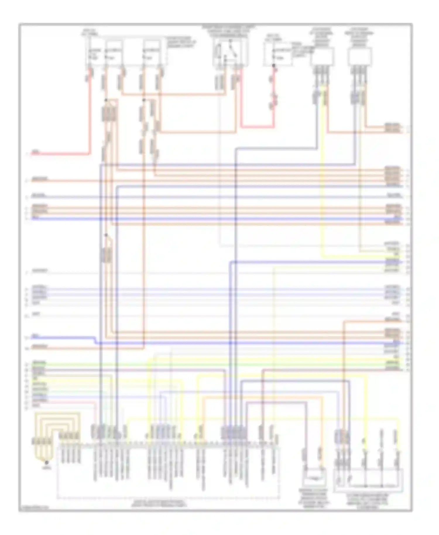 7 series BMW F01/F02 (2008-2012): Wiring diagram engine performance 6.0l turbo (3 of 9)