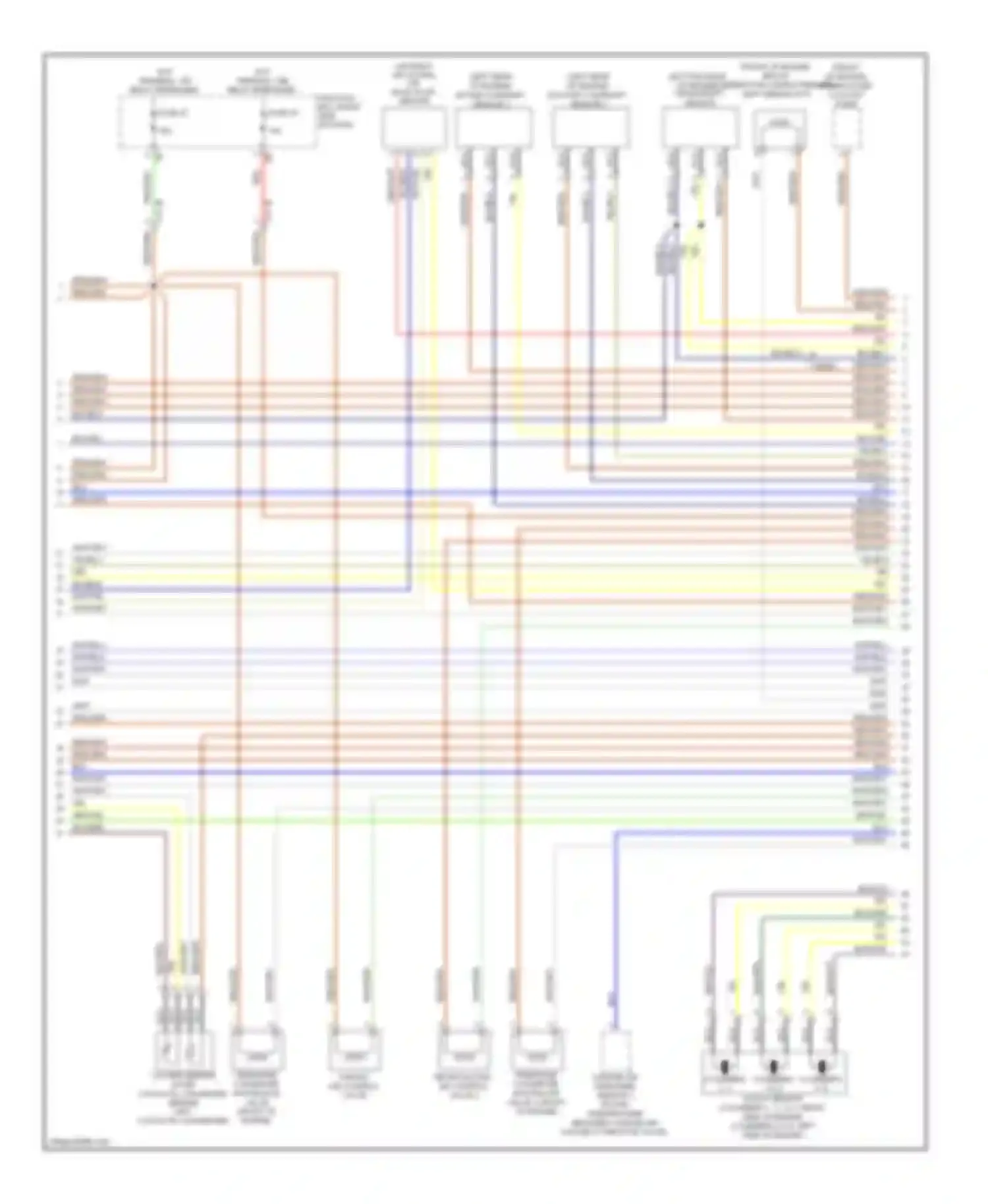 7 series BMW F01/F02 (2008-2012): Wiring diagram engine performance 6.0l turbo (4 of 9)
