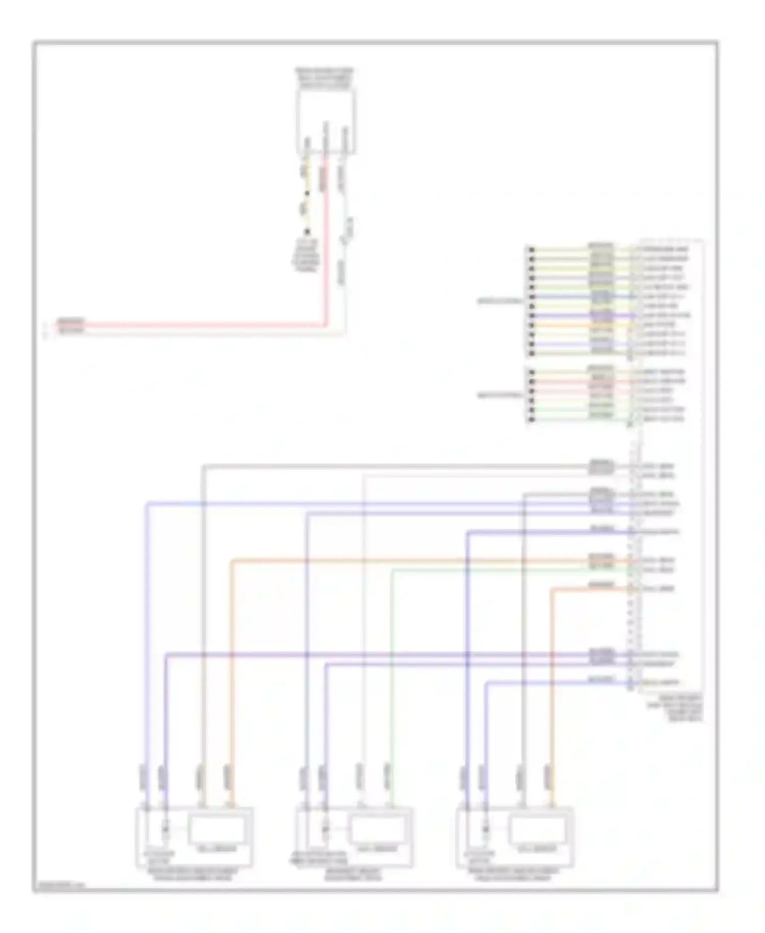 7 series BMW F01/F02 (2008-2012): Left memory rear seat circuit (2 of 2)