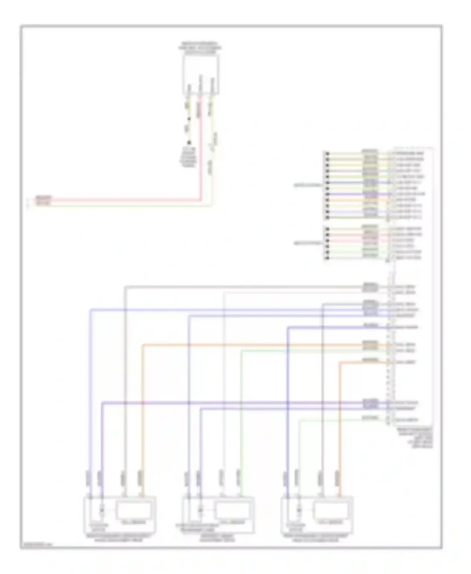 7 series BMW F01/F02 (2008-2012): Right memory rear seat circuit (2 of 2)