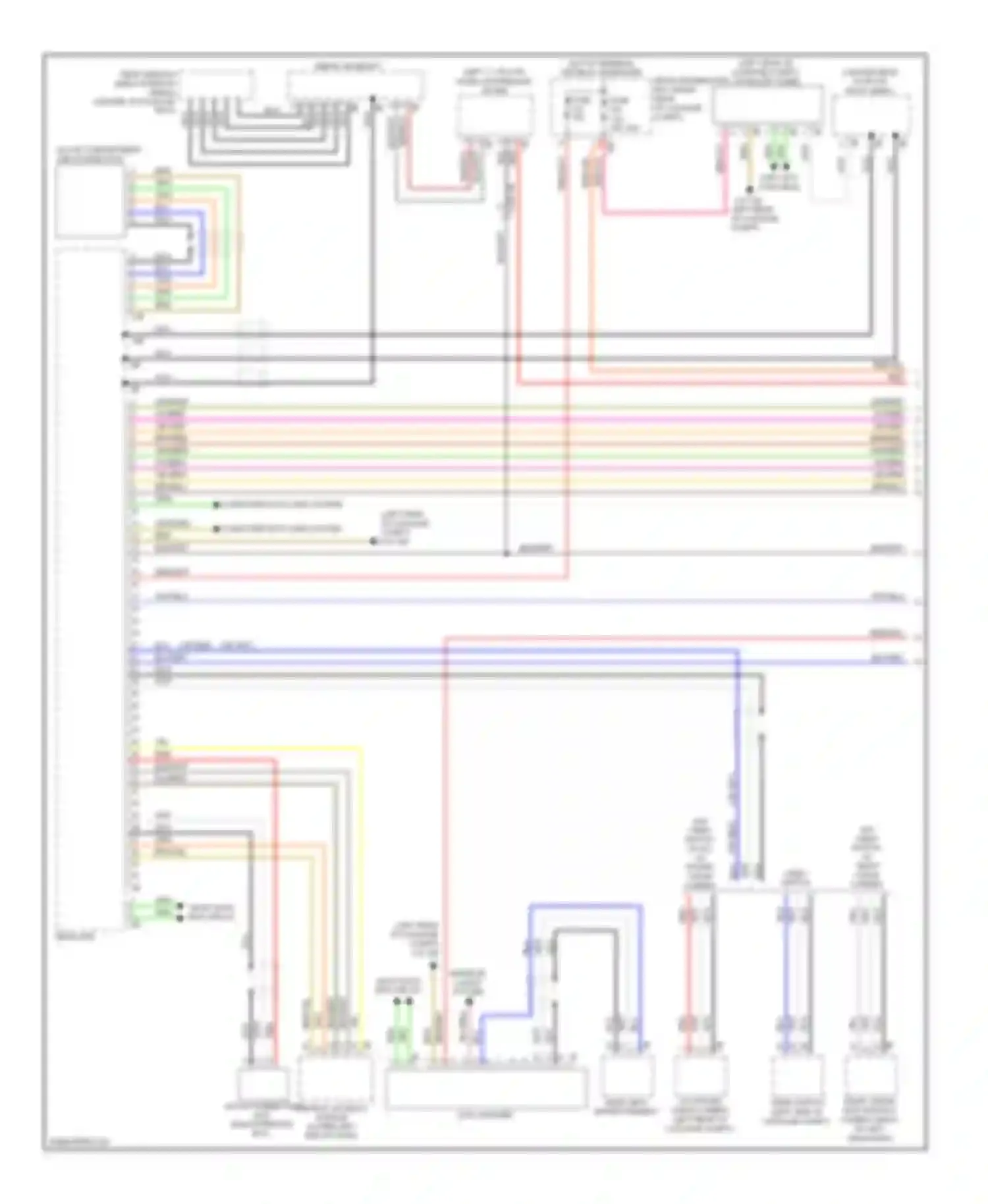 7 series BMW F01/F02 (2008-2012): Navigation circuit, basic (1 of 2)
