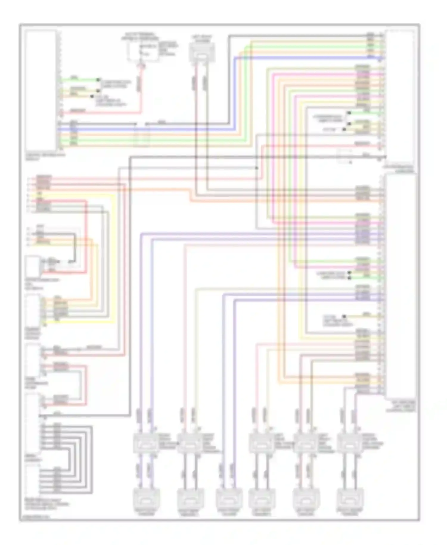 7 series BMW F01/F02 (2008-2012): Navigation circuit, early production (2 of 2)