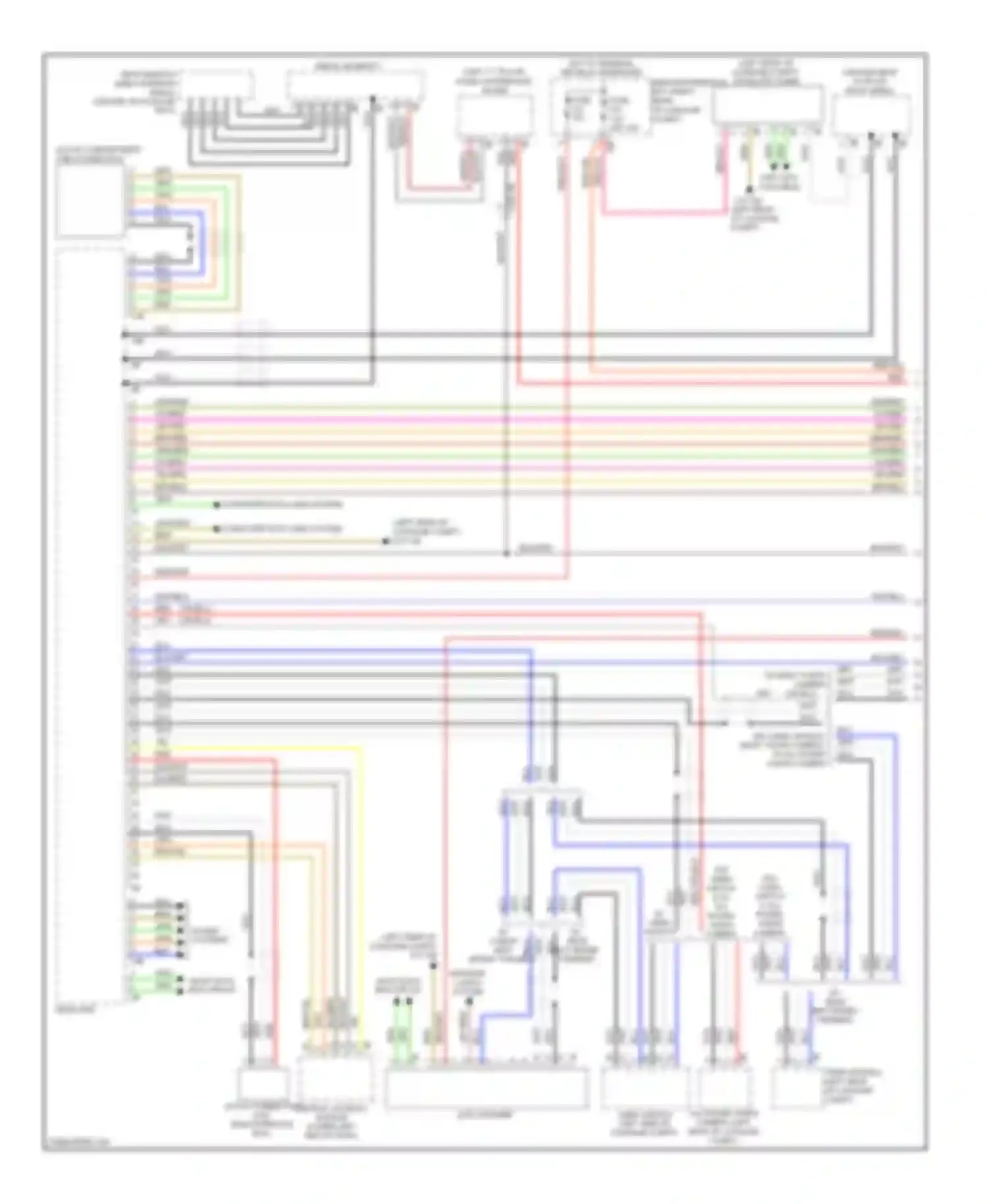 7 series BMW F01/F02 (2008-2012): Navigation circuit, high (1 of 2)