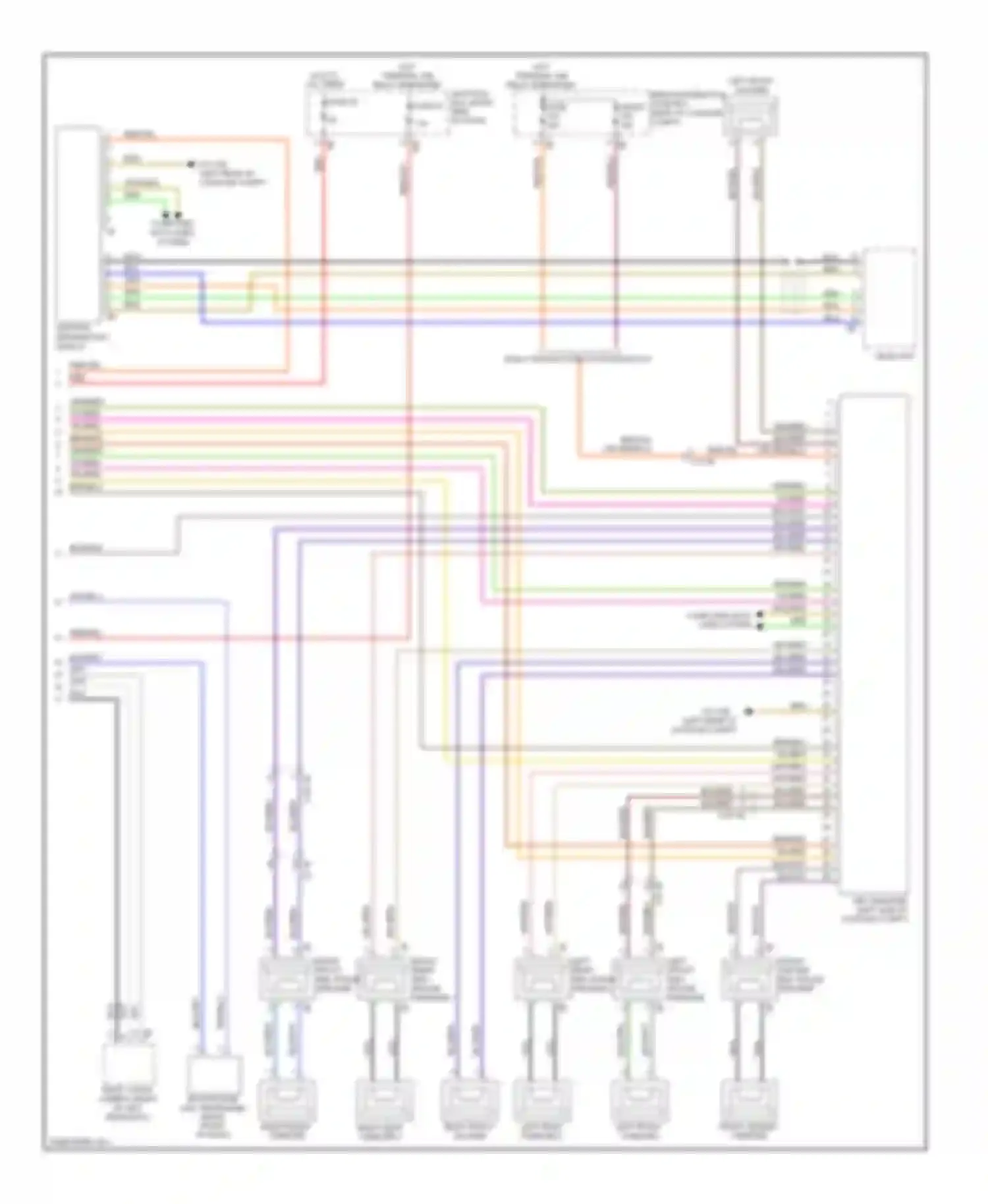 7 series BMW F01/F02 (2008-2012): Navigation circuit, high (2 of 2)