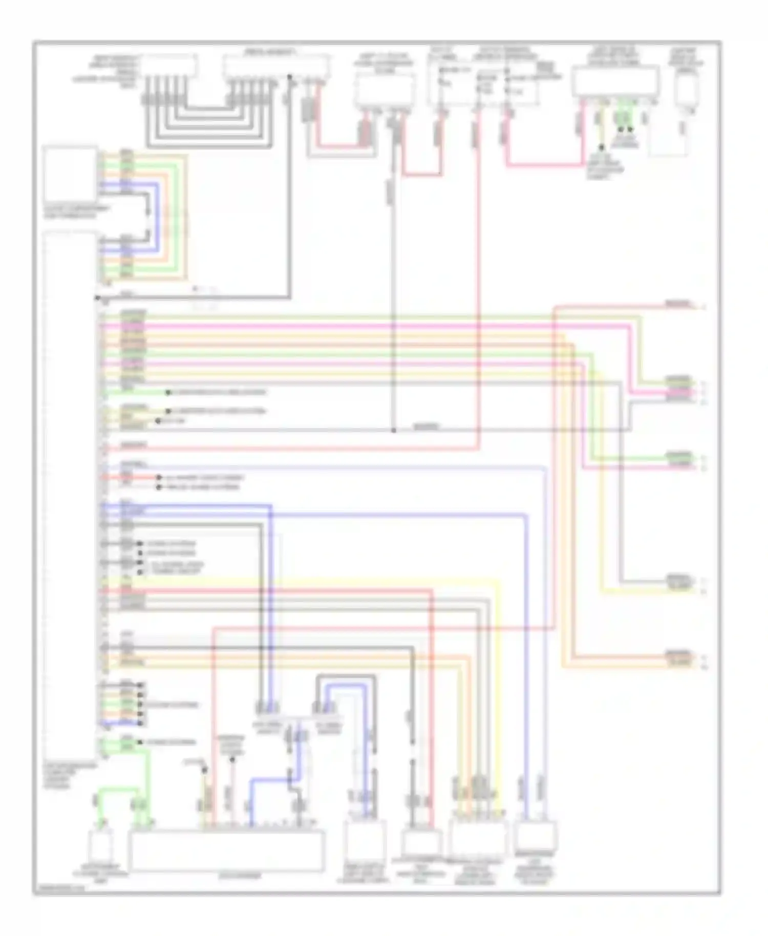 7 series BMW F01/F02 (2008-2012): Navigation circuit, late production (1 of 2)