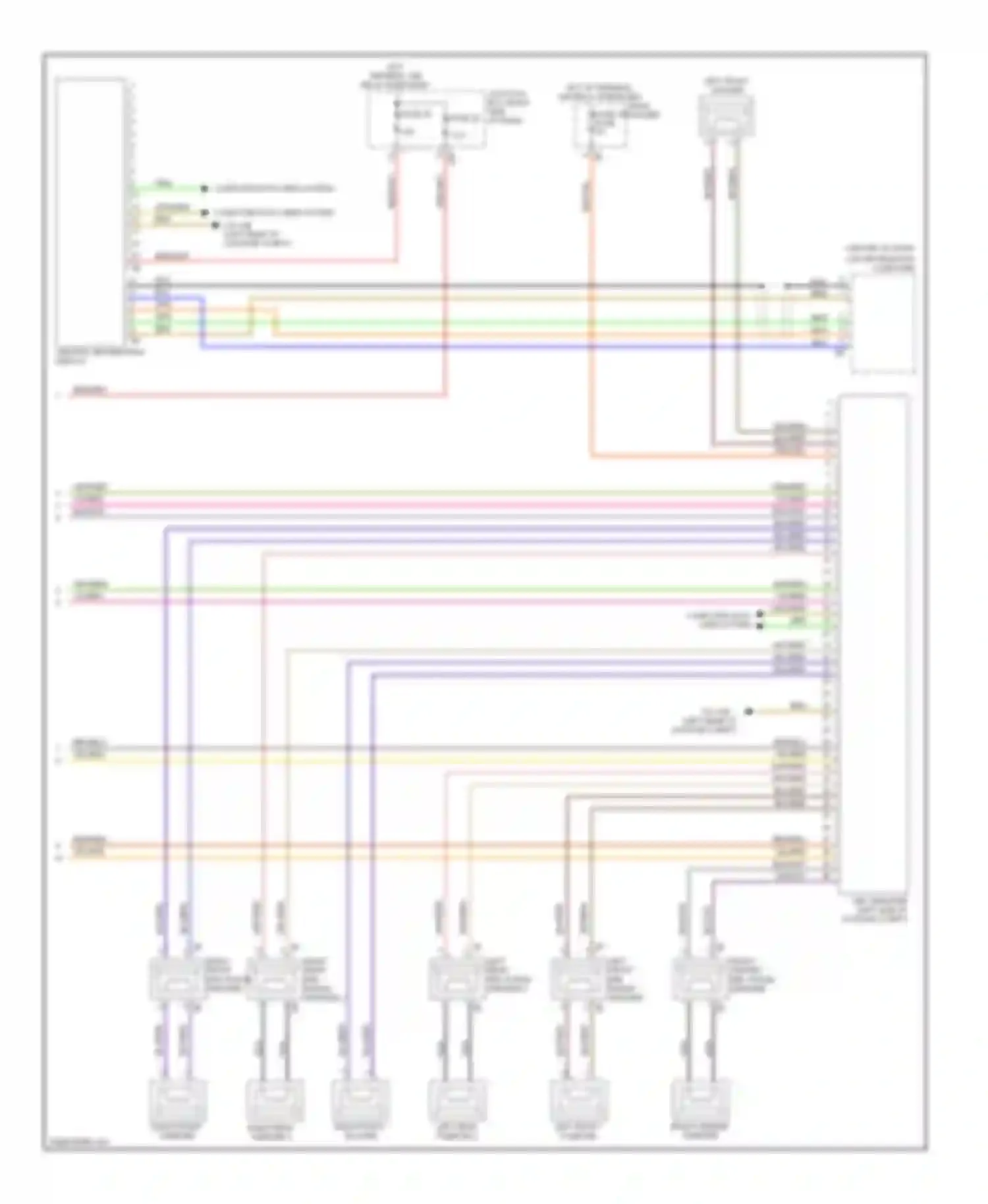 7 series BMW F01/F02 (2008-2012): Navigation circuit, late production (2 of 2)