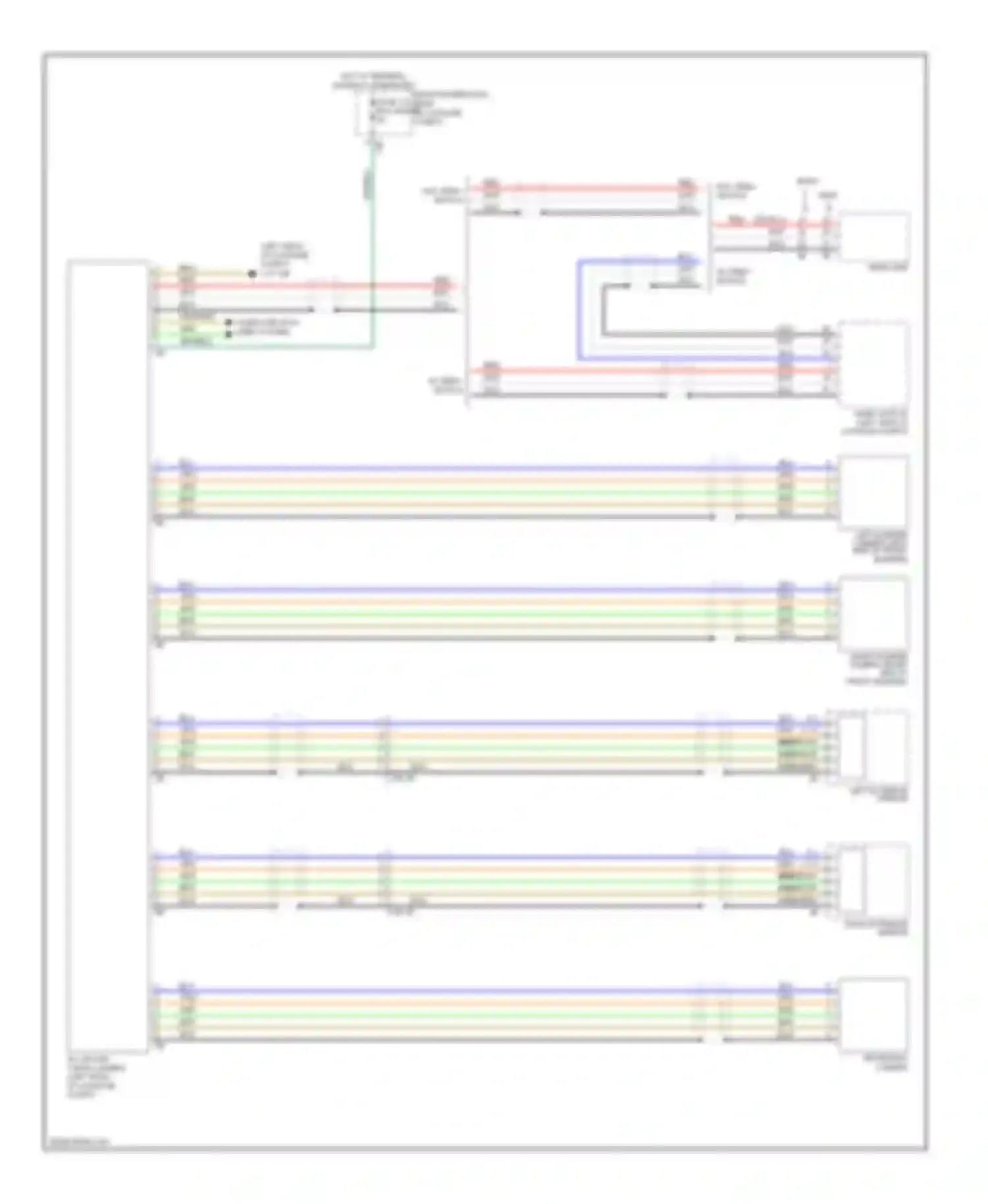 7 series BMW F01/F02 (2008-2012): Rear camera circuit