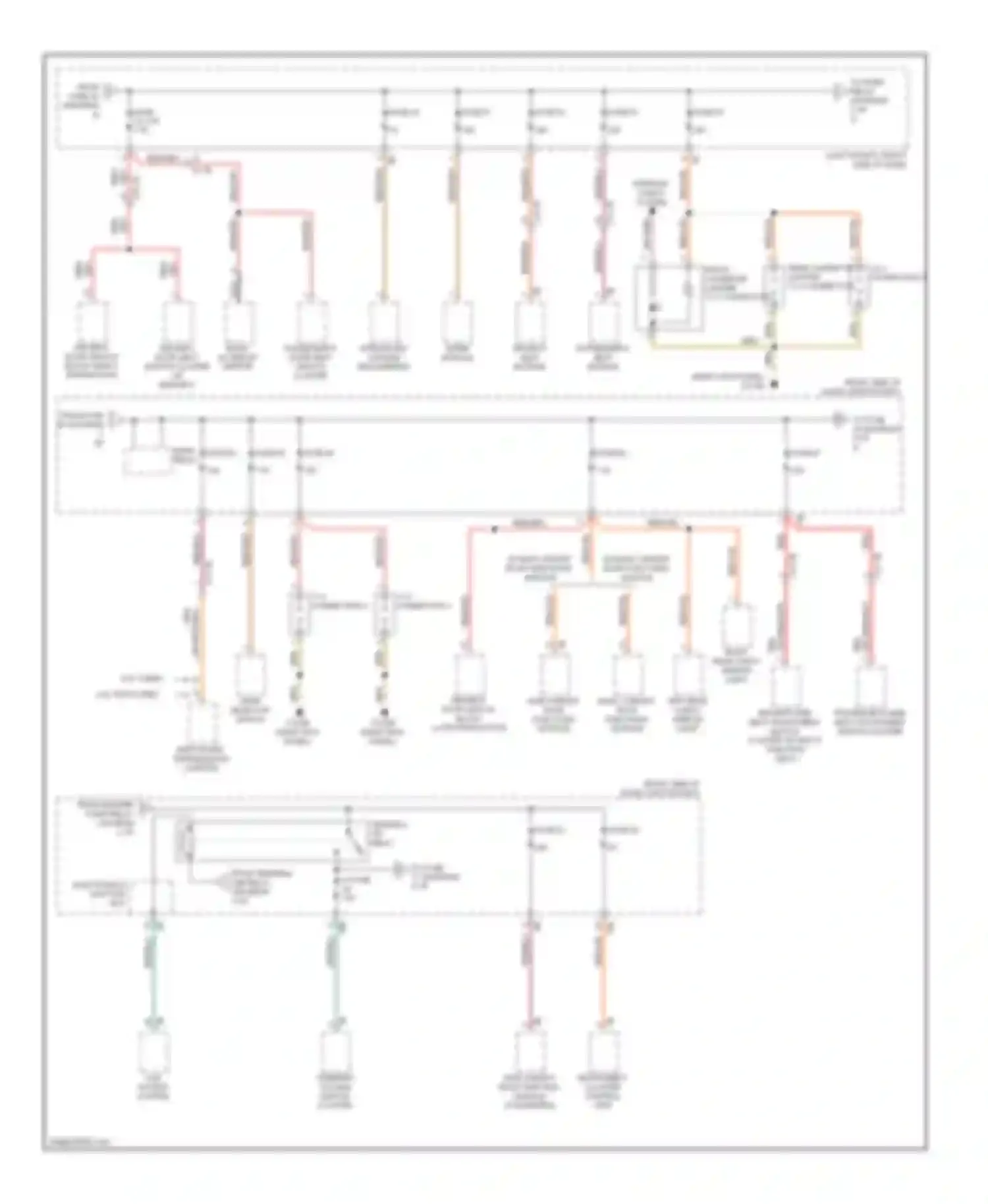 7 series BMW F01/F02 (2008-2012): Power distribution circuit (3 of 8)