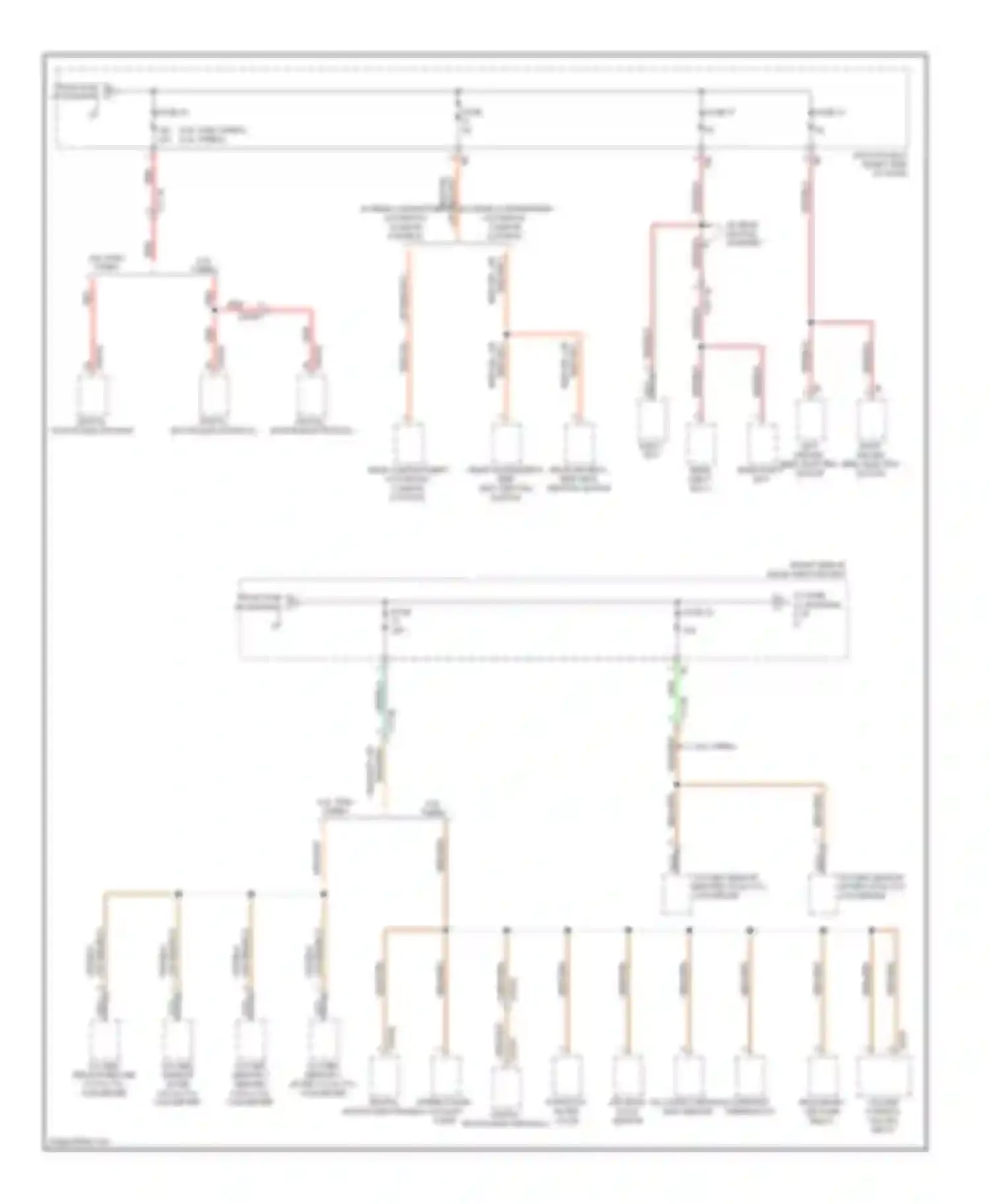 7 series BMW F01/F02 (2008-2012): Power distribution circuit (4 of 8)