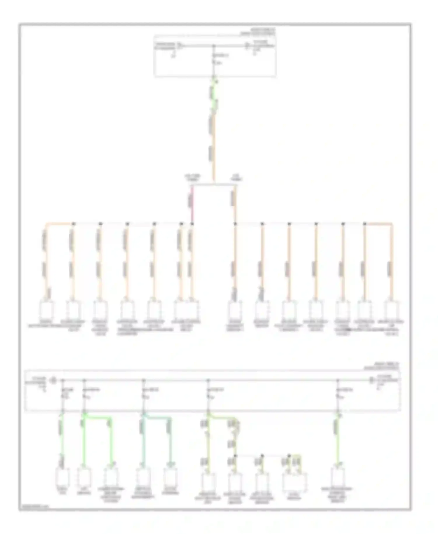 7 series BMW F01/F02 (2008-2012): Power distribution circuit (5 of 8)