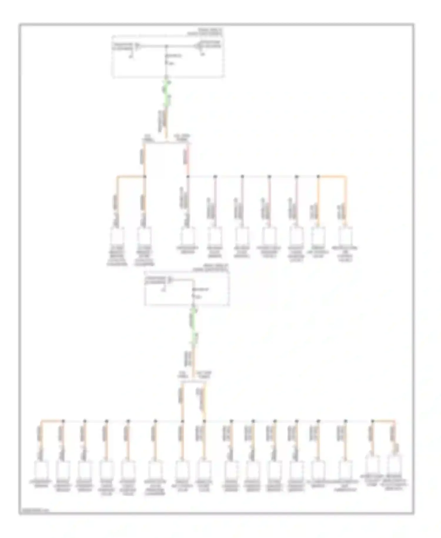 7 series BMW F01/F02 (2008-2012): Power distribution circuit (6 of 8)