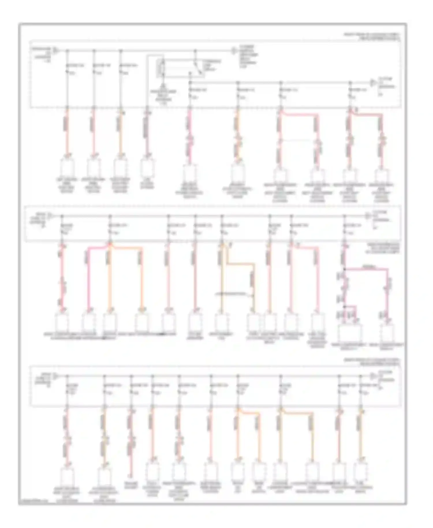 7 series BMW F01/F02 (2008-2012): Power distribution circuit (7 of 8)