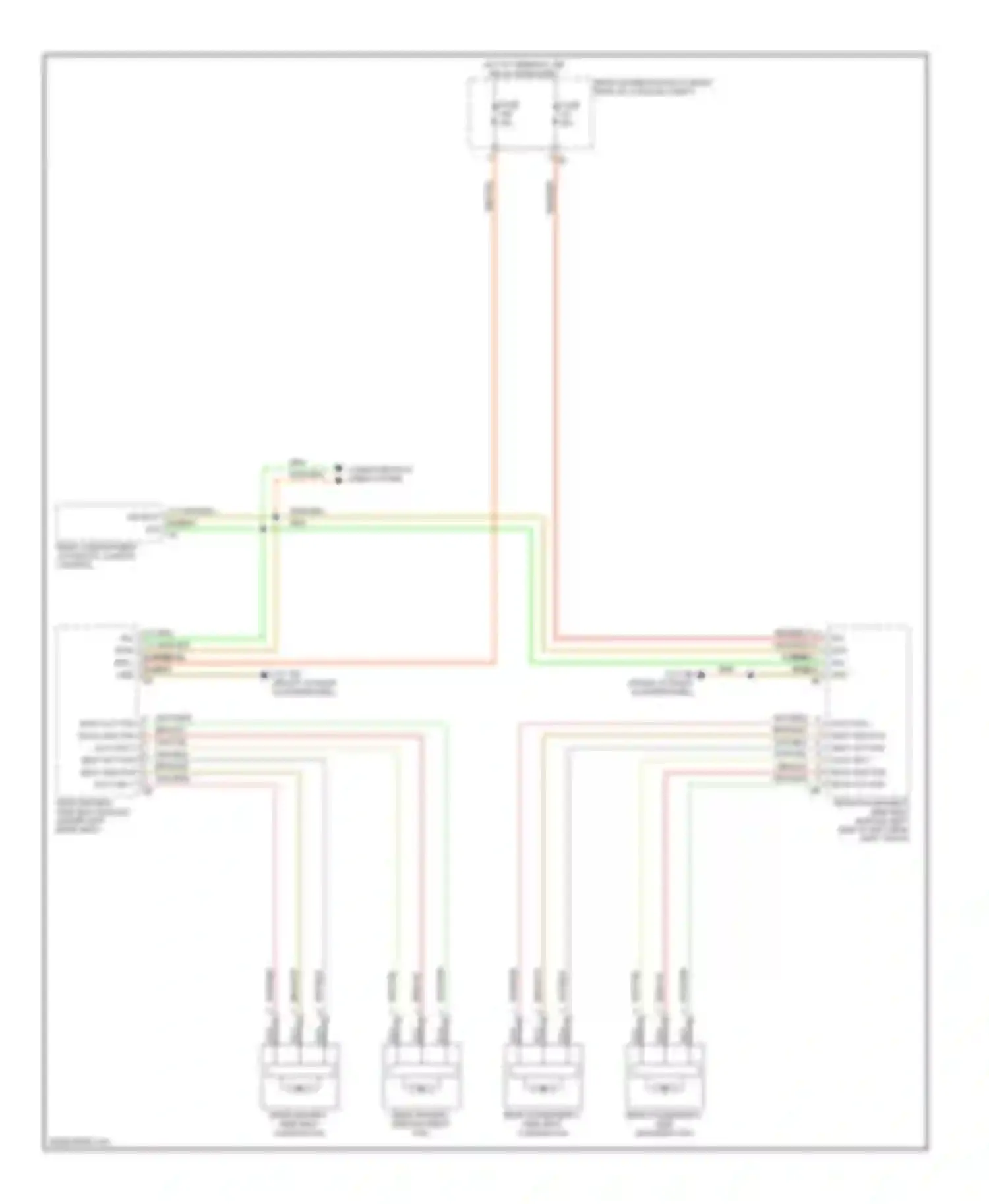 7 series BMW F01/F02 (2008-2012): Rear seat ventilation circuit