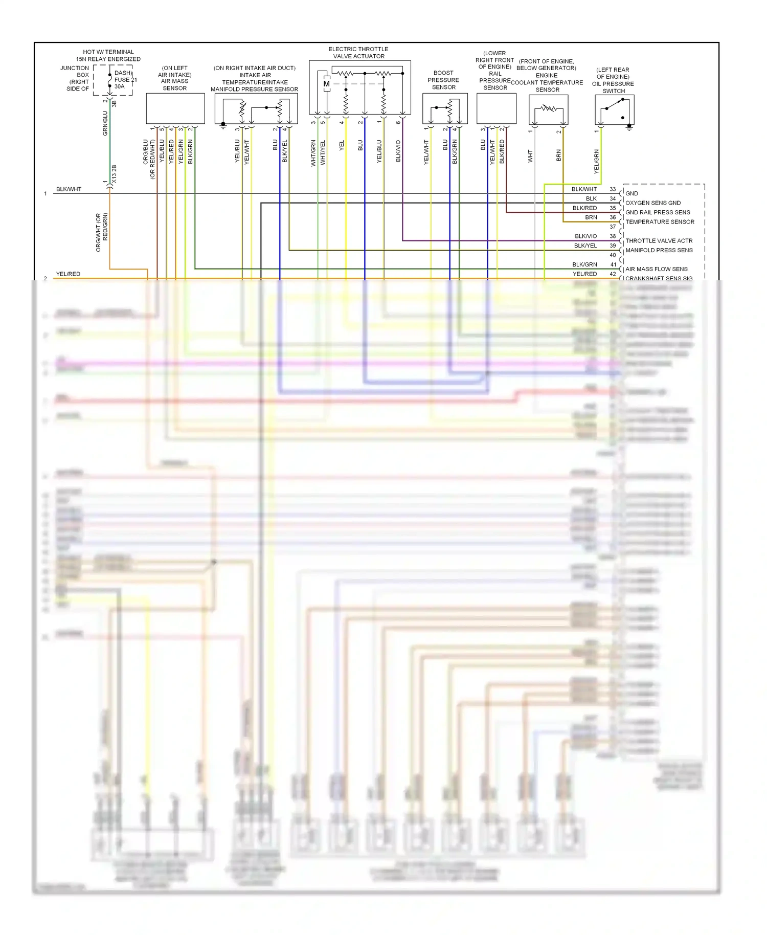 Wiring diagram blk/red for BMW 7 series F01/F02 (2008-2012) (10 of 29)