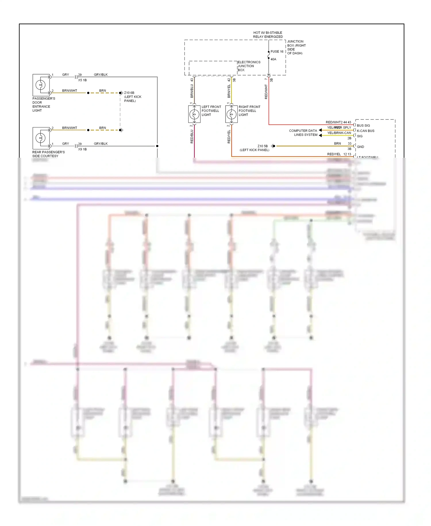 Wiring diagram blu for BMW 7 series F01/F02 (2008-2012) (22 of 65)