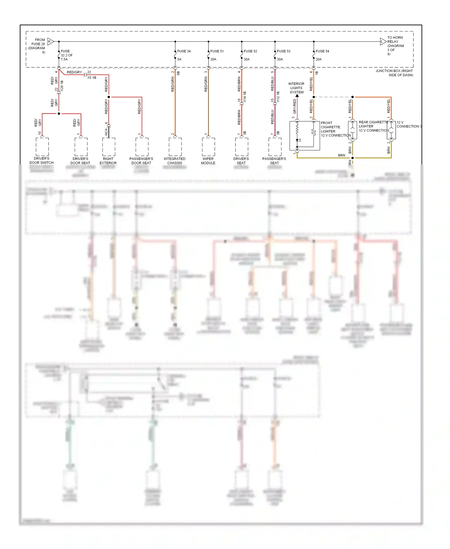 Wiring diagram car access system for BMW 7 series F01/F02 (2008-2012) (7 of 12)