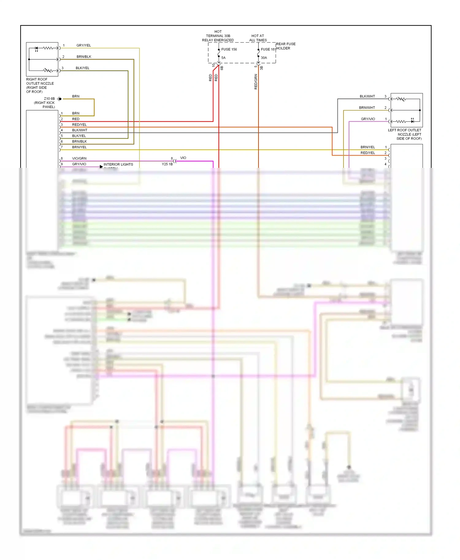 Wiring diagram computer data lines system for BMW 7 series F01/F02 (2008-2012) (10 of 89)
