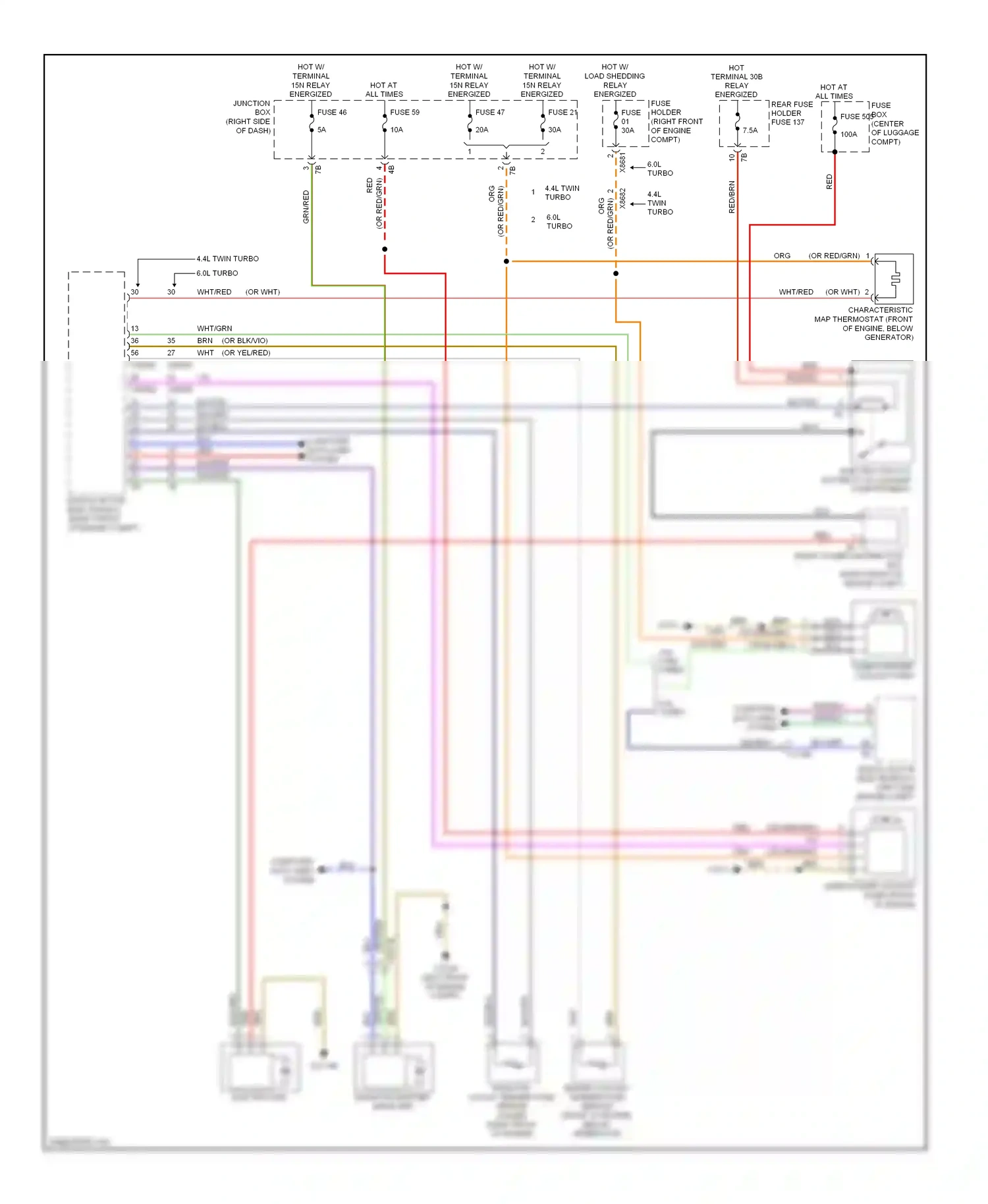 Wiring diagram computer data lines system for BMW 7 series F01/F02 (2008-2012) (16 of 89)