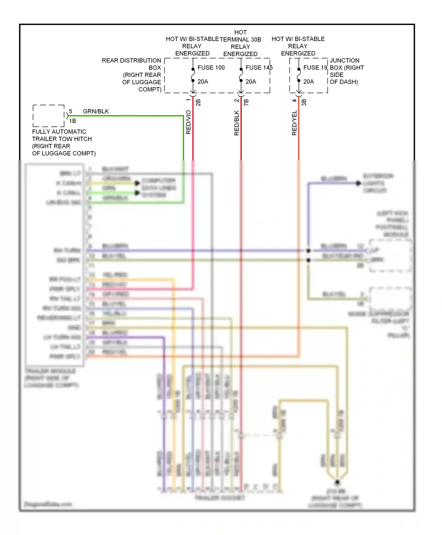 Wiring diagram computer data lines system for BMW 7 series F01/F02 (2008-2012) (30 of 89)