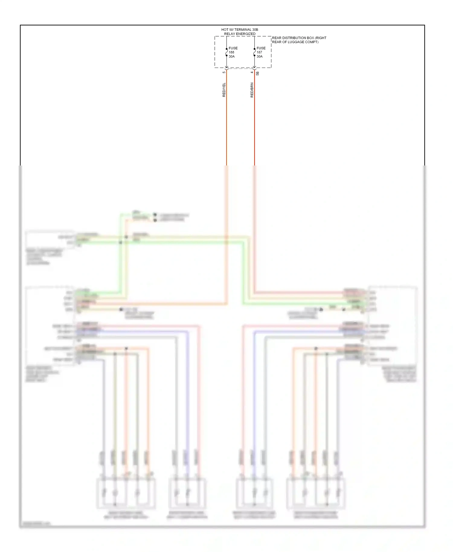 Wiring diagram computer data lines system for BMW 7 series F01/F02 (2008-2012) (50 of 89)