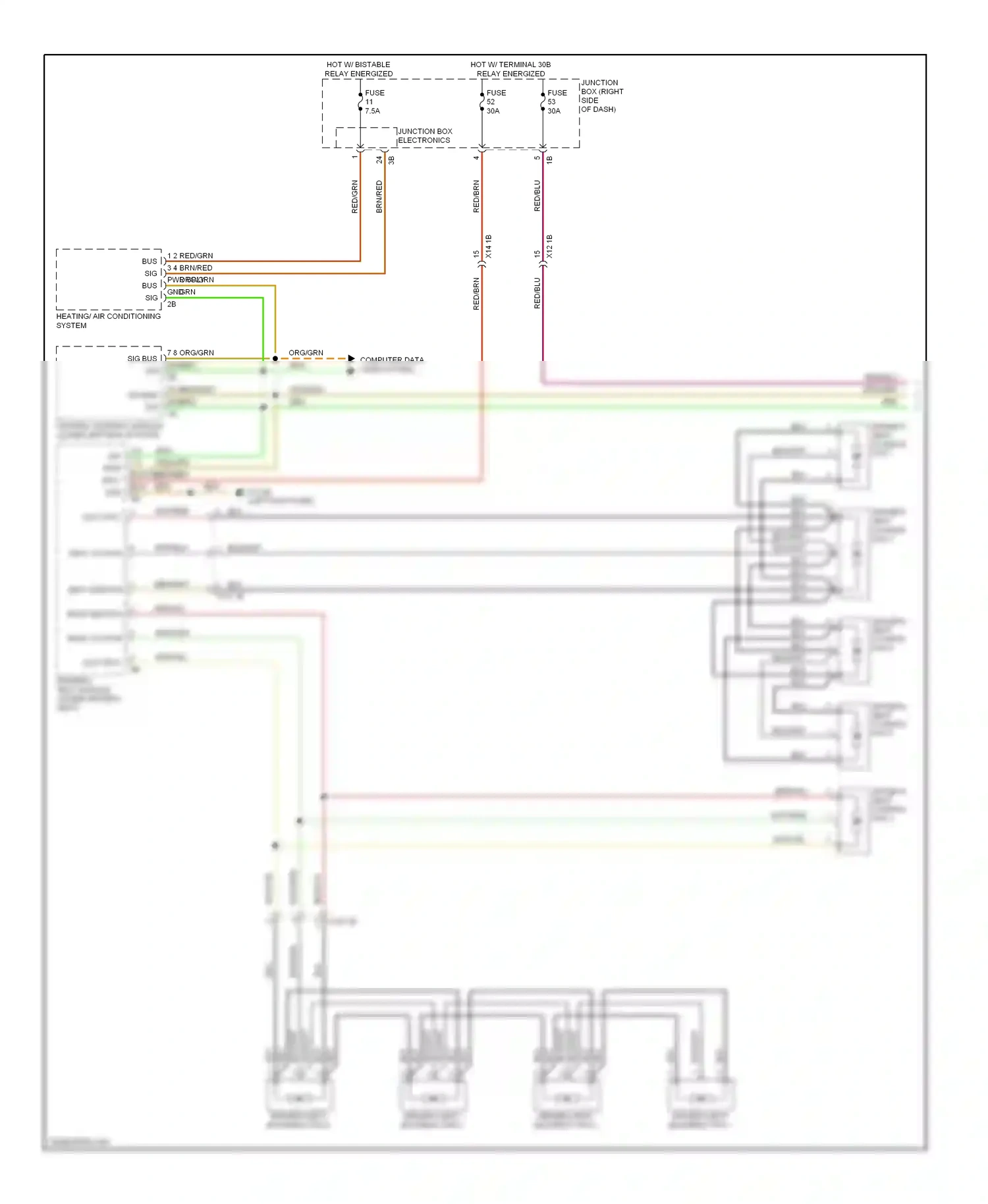Wiring diagram computer data lines system for BMW 7 series F01/F02 (2008-2012) (44 of 89)