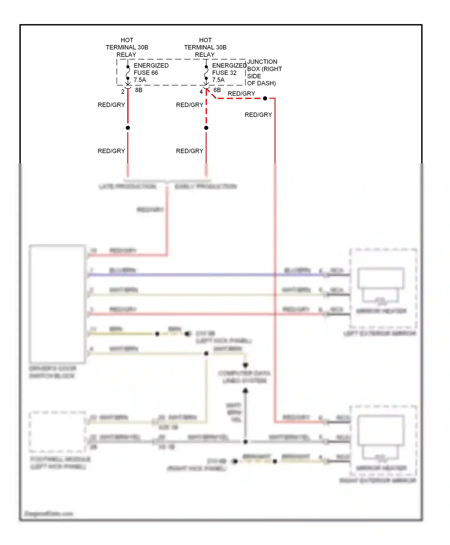 Wiring diagram computer data lines system for BMW 7 series F01/F02 (2008-2012) (71 of 89)