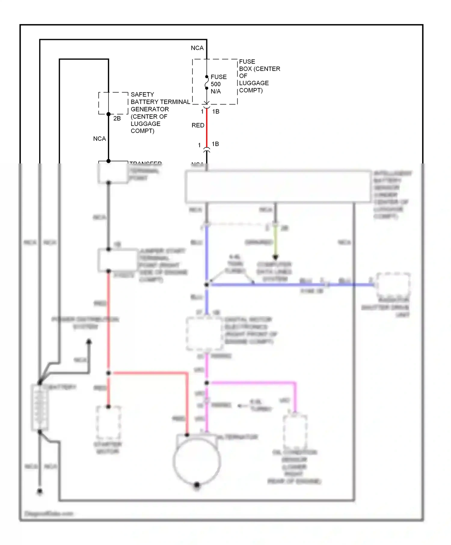 Wiring diagram computer data lines system for BMW 7 series F01/F02 (2008-2012) (62 of 89)