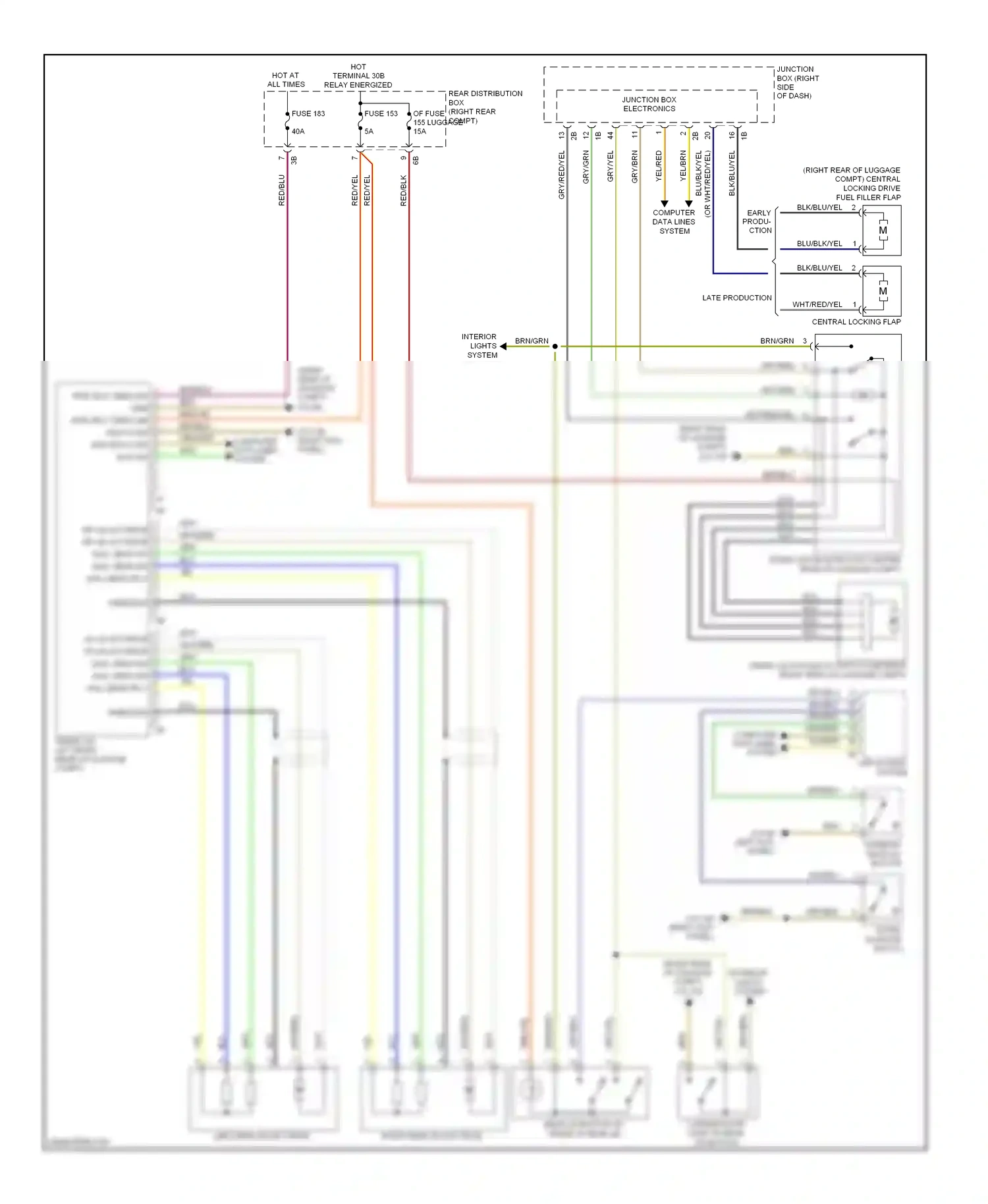 Wiring diagram computer data lines system for BMW 7 series F01/F02 (2008-2012) (67 of 89)