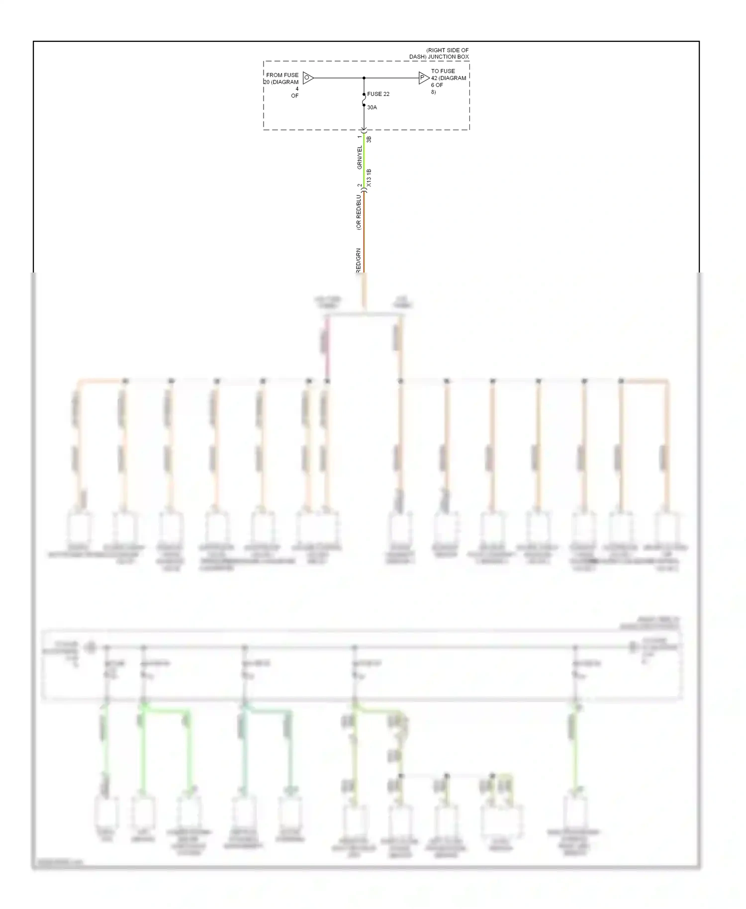 Wiring diagram digital motor electronics for BMW 7 series F01/F02 (2008-2012) (10 of 10)