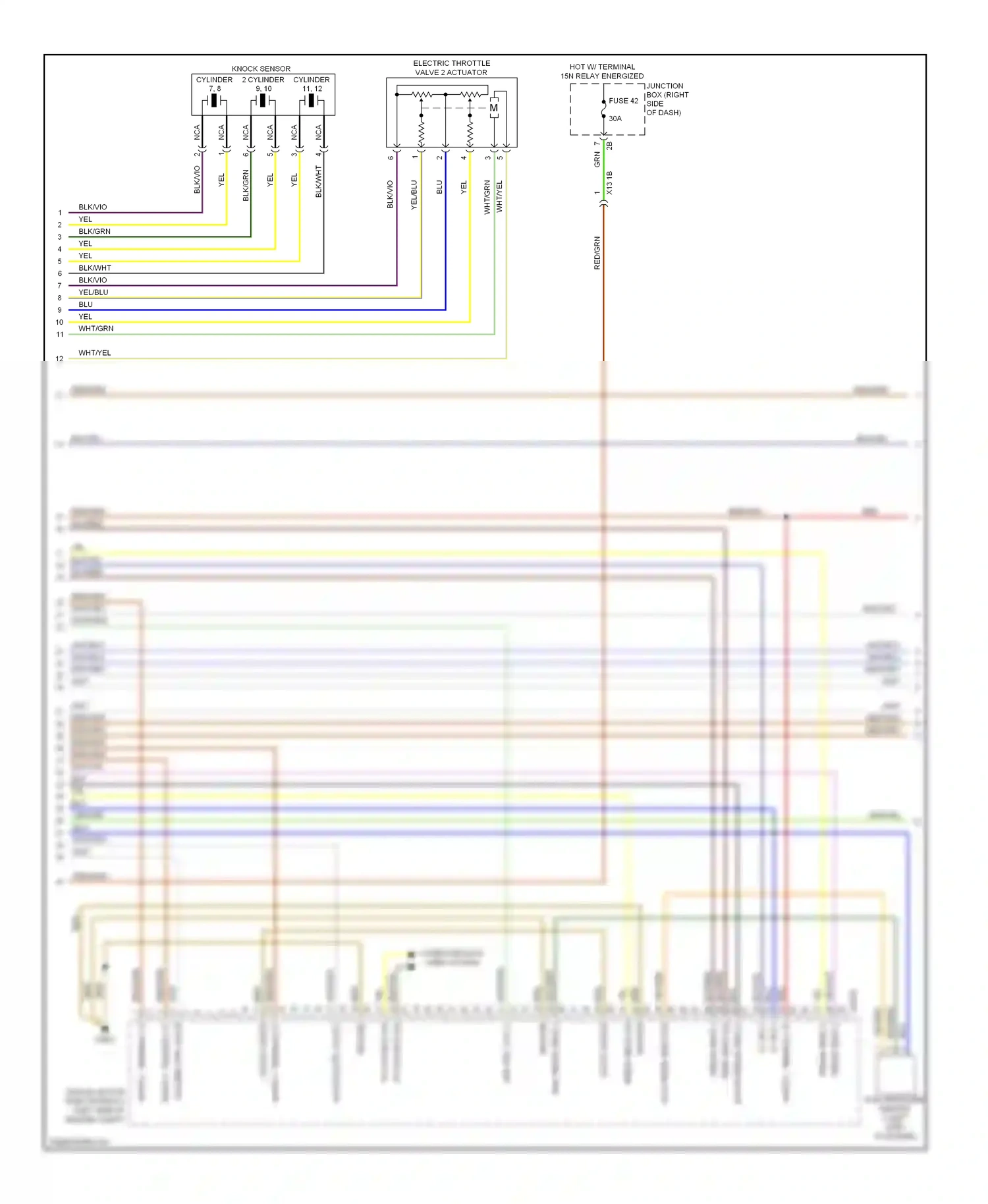 Wiring diagram volume ctrl valve for BMW 7 series F01/F02 (2008-2012) (2 of 2)
