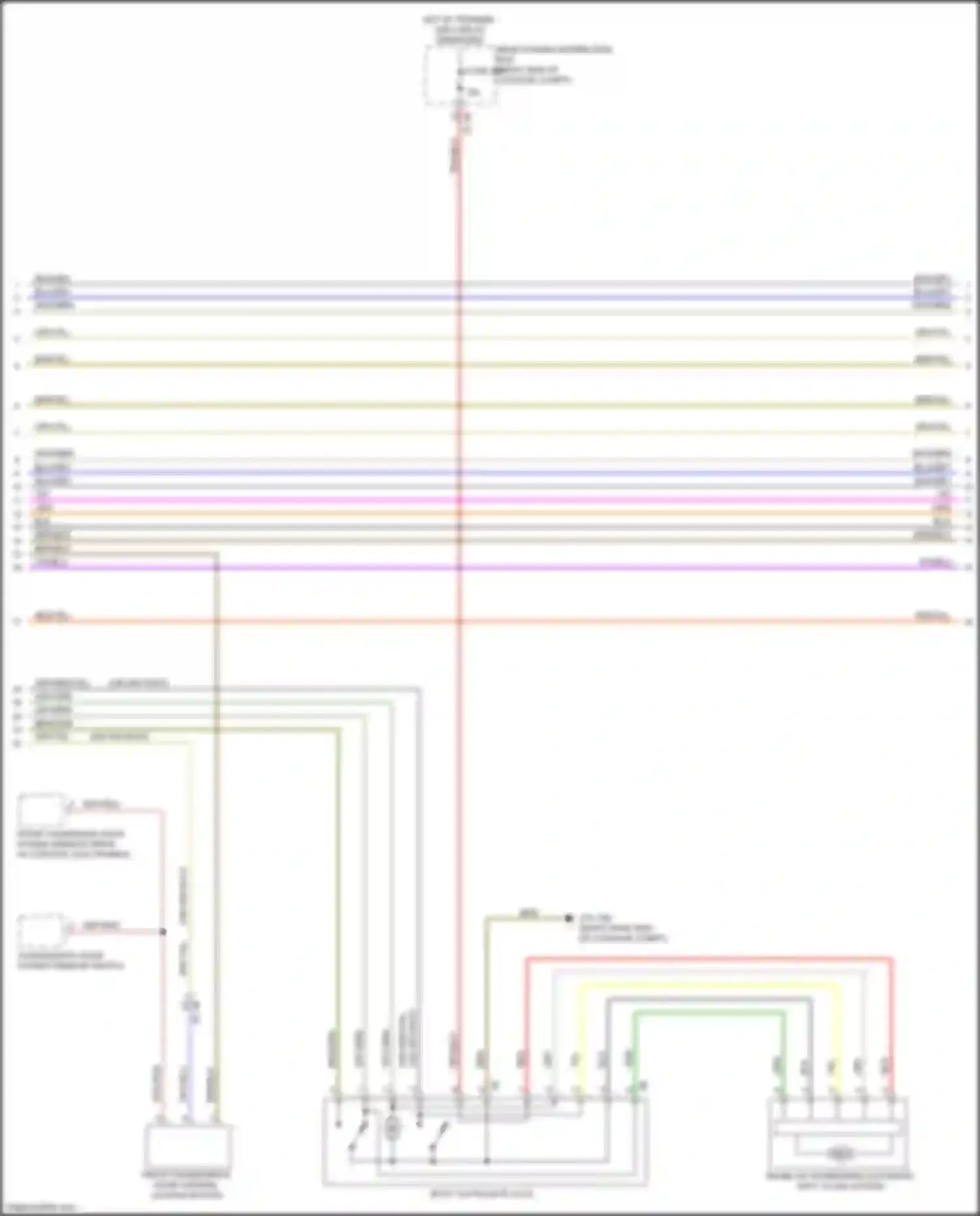 Car Wiring Diagrams for 7 series BMW G11/G12 facelift (2019-2023): Anti-theft & central locking circuit (3 of 4)