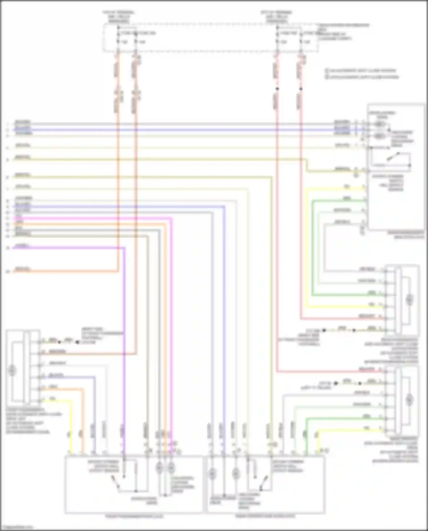 Car Wiring Diagrams for 7 series BMW G11/G12 facelift (2019-2023): Anti-theft & central locking circuit (4 of 4)