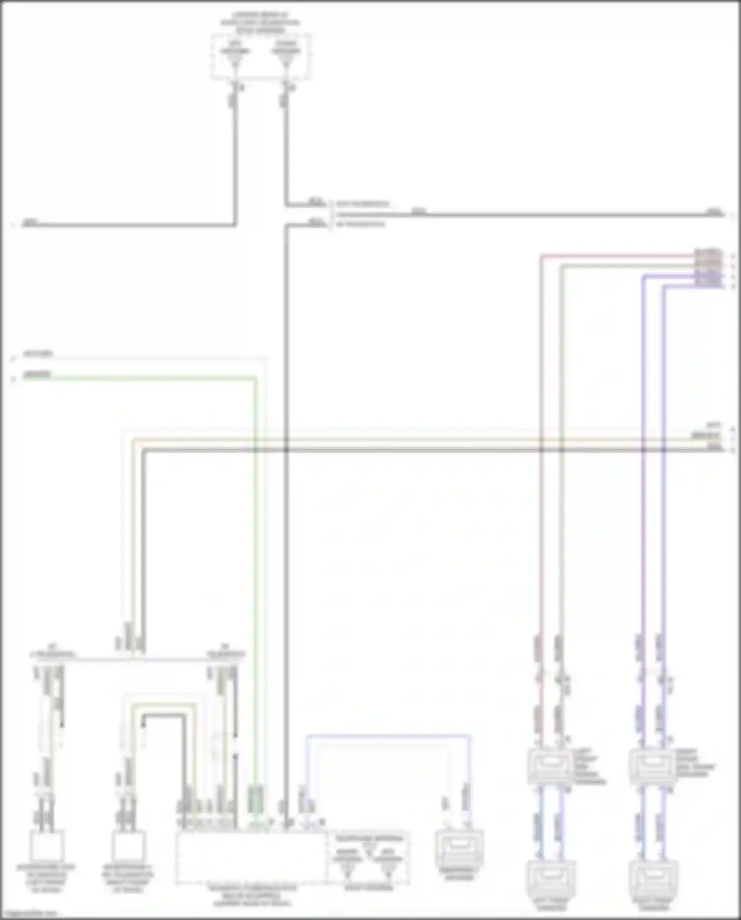 7 series BMW G11/G12 facelift (2019-2023): Receiver audio module circuit, mid level (4 of 5)