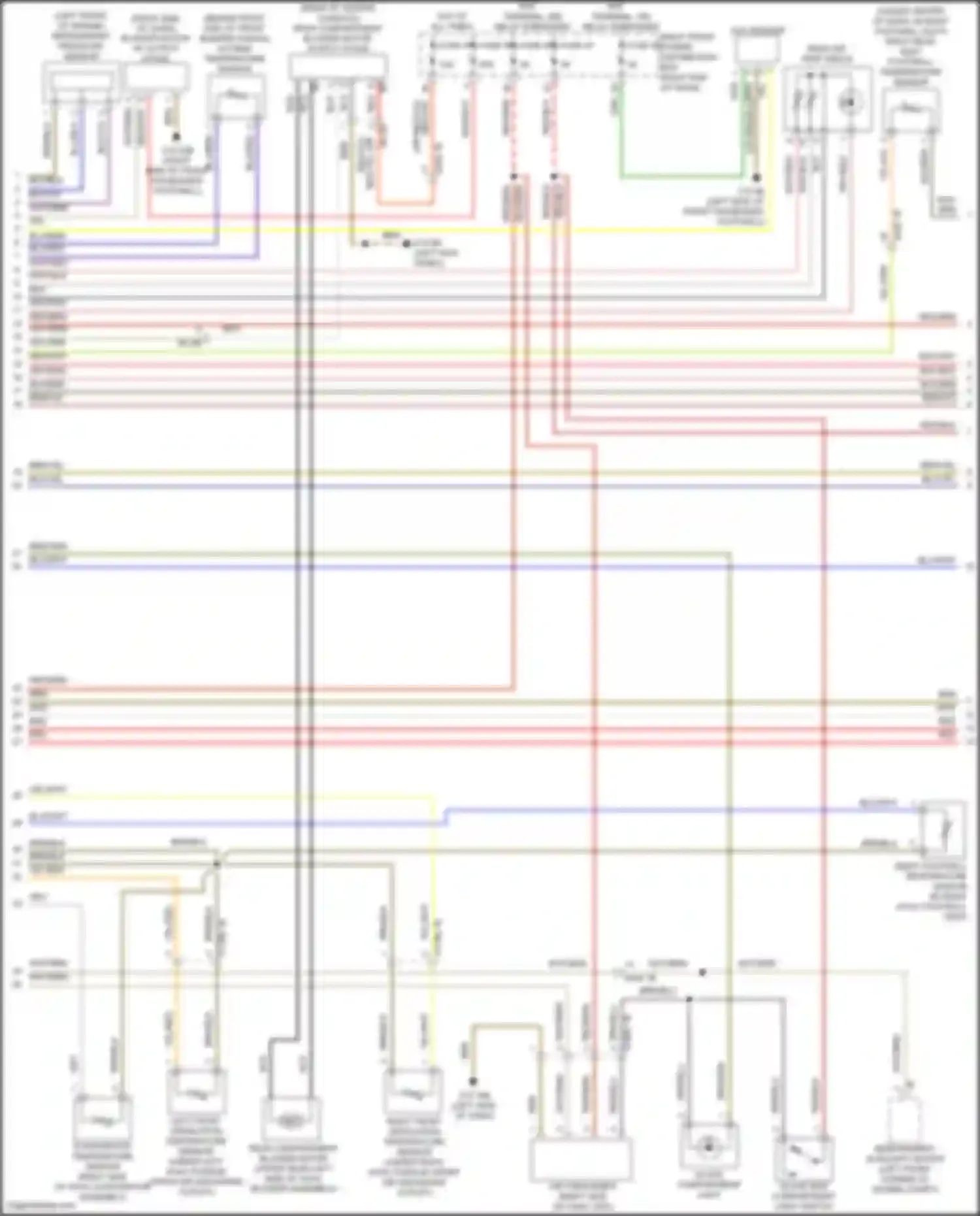 Wiring diagram auc sensor for BMW 7 series G11/G12 facelift (2019-2023) (2 of 4)