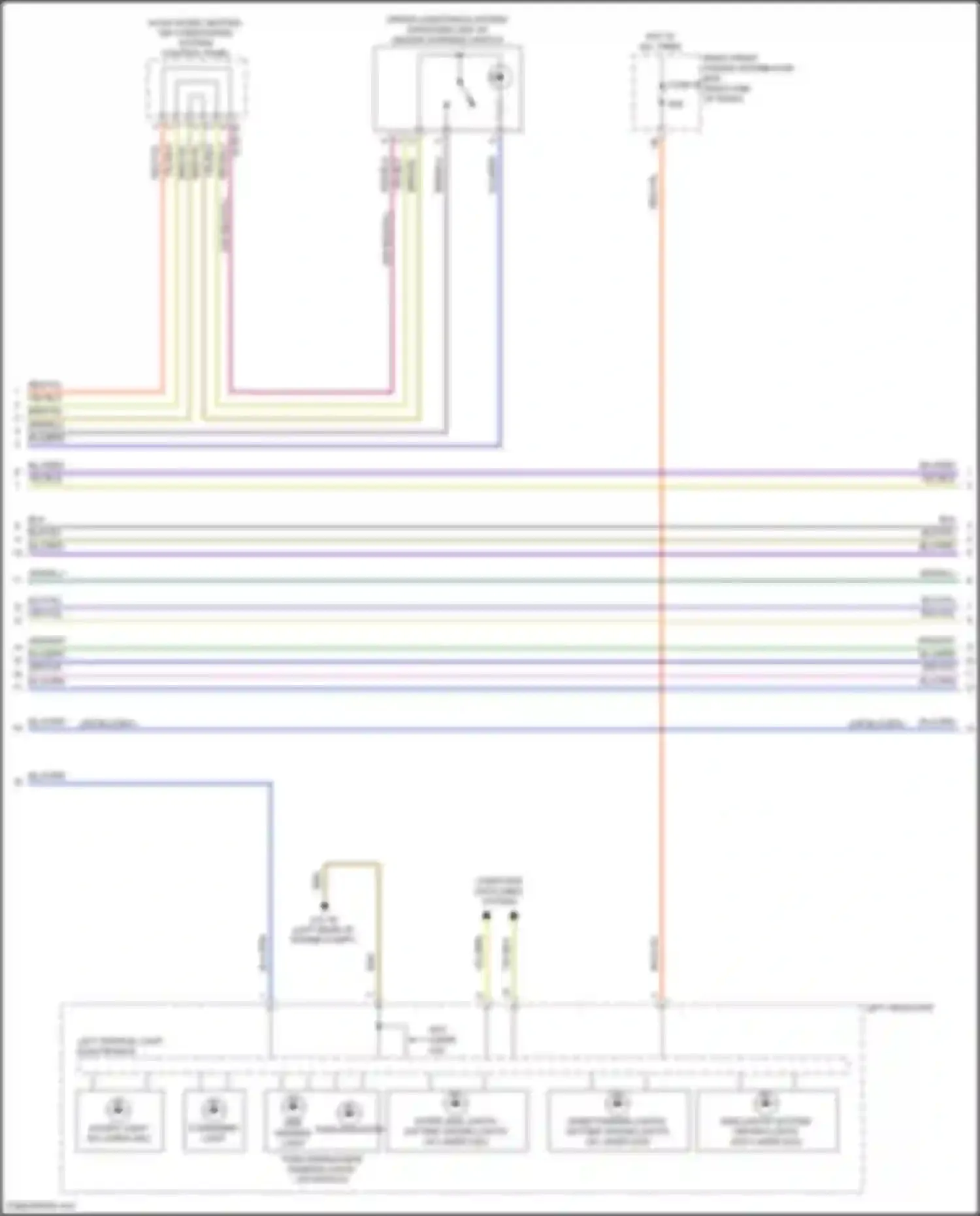 Wiring diagram blu/yel for BMW 7 series G11/G12 facelift (2019-2023) (14 of 38)
